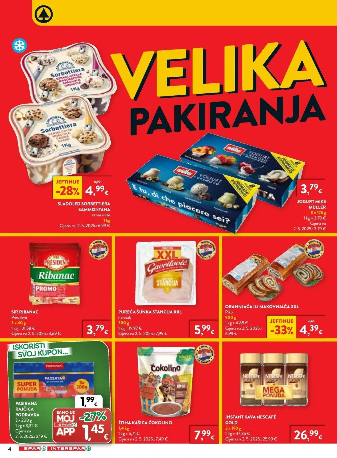 Katalog Spar katalog do 28.04.2026 od 22. travnja do 28. travnja 2026. - Pregled Stranica 4