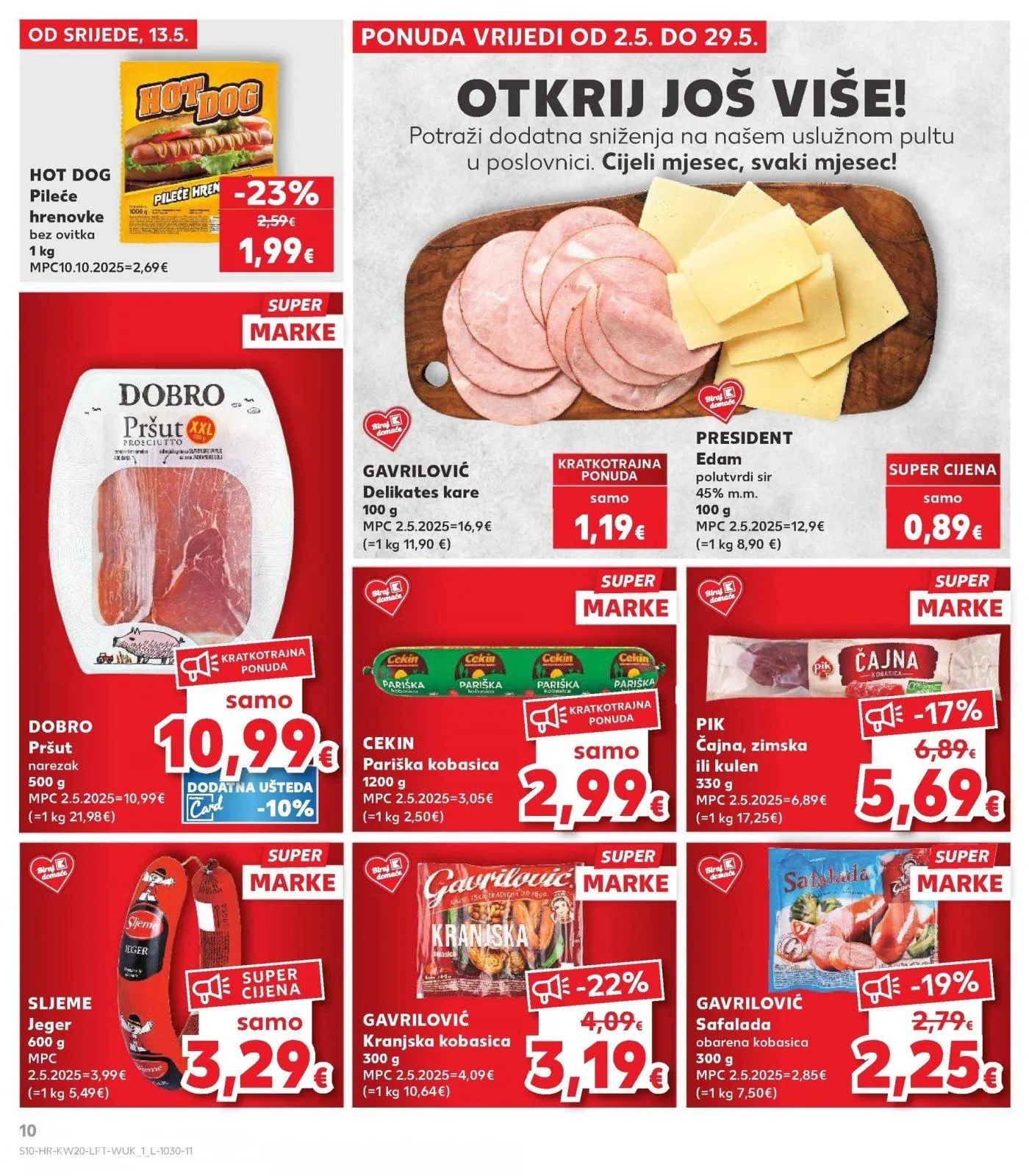 Katalog Kaufland katalog do 19.05.2026 od 13. svibnja do 19. svibnja 2026. - Pregled Stranica 10