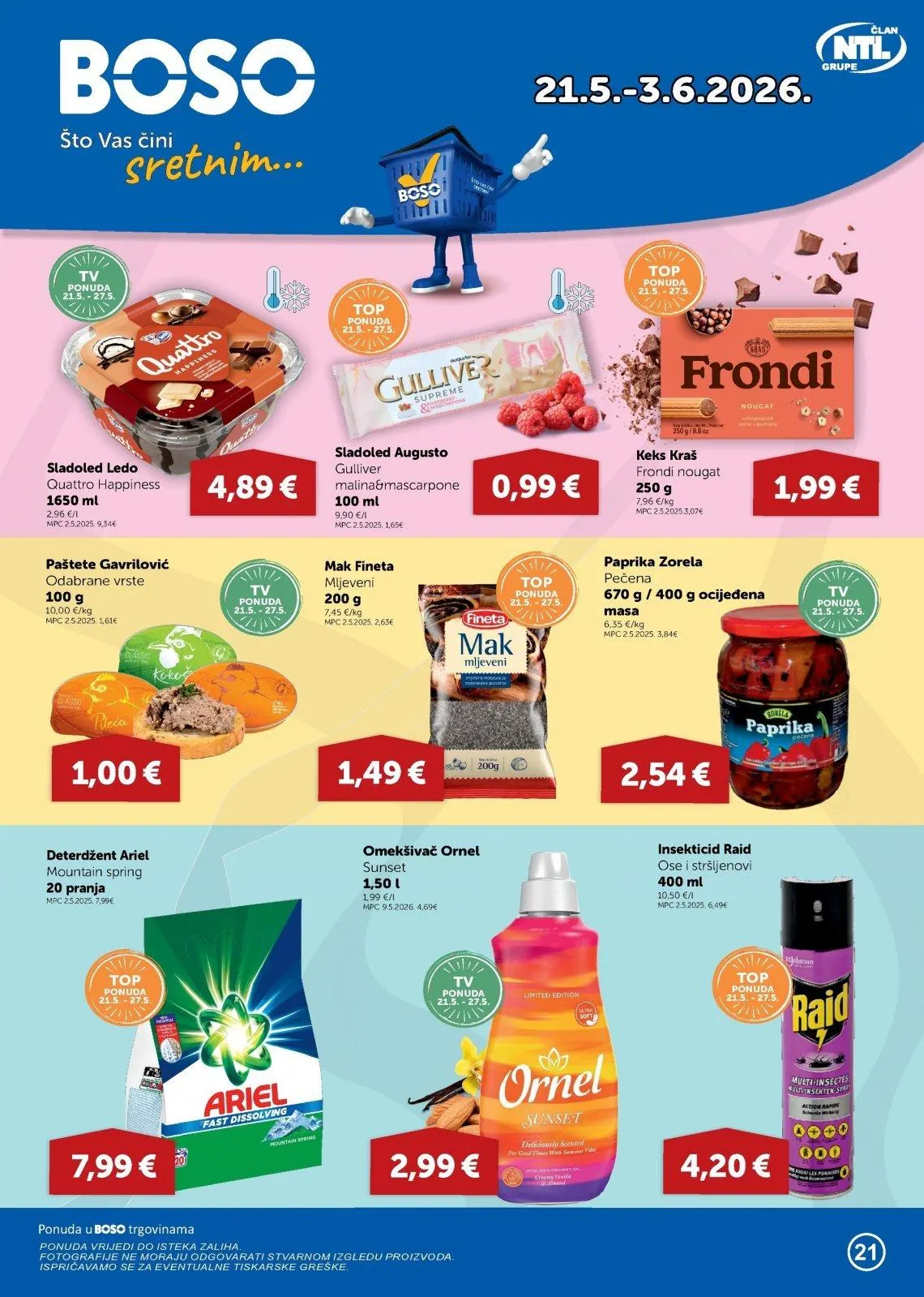 Katalog Boso katalog do 03.06.2026 od 21. svibnja do 3. lipnja 2026. - Pregled Stranica 1