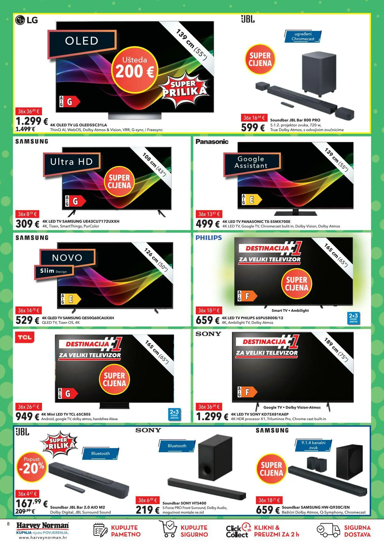 Katalog Harvey Norman od 25. siječnja do 7. veljače 2024. - Pregled Stranica 8