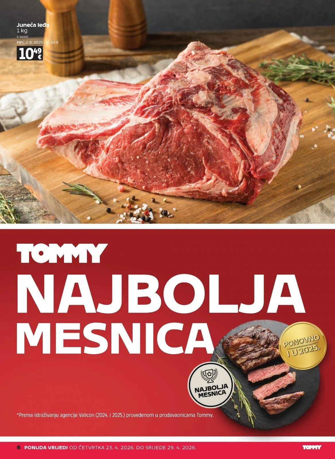 Katalog Tommy katalog do 29.04.2026 od 23. travnja do 29. travnja 2026. - Pregled Stranica 6