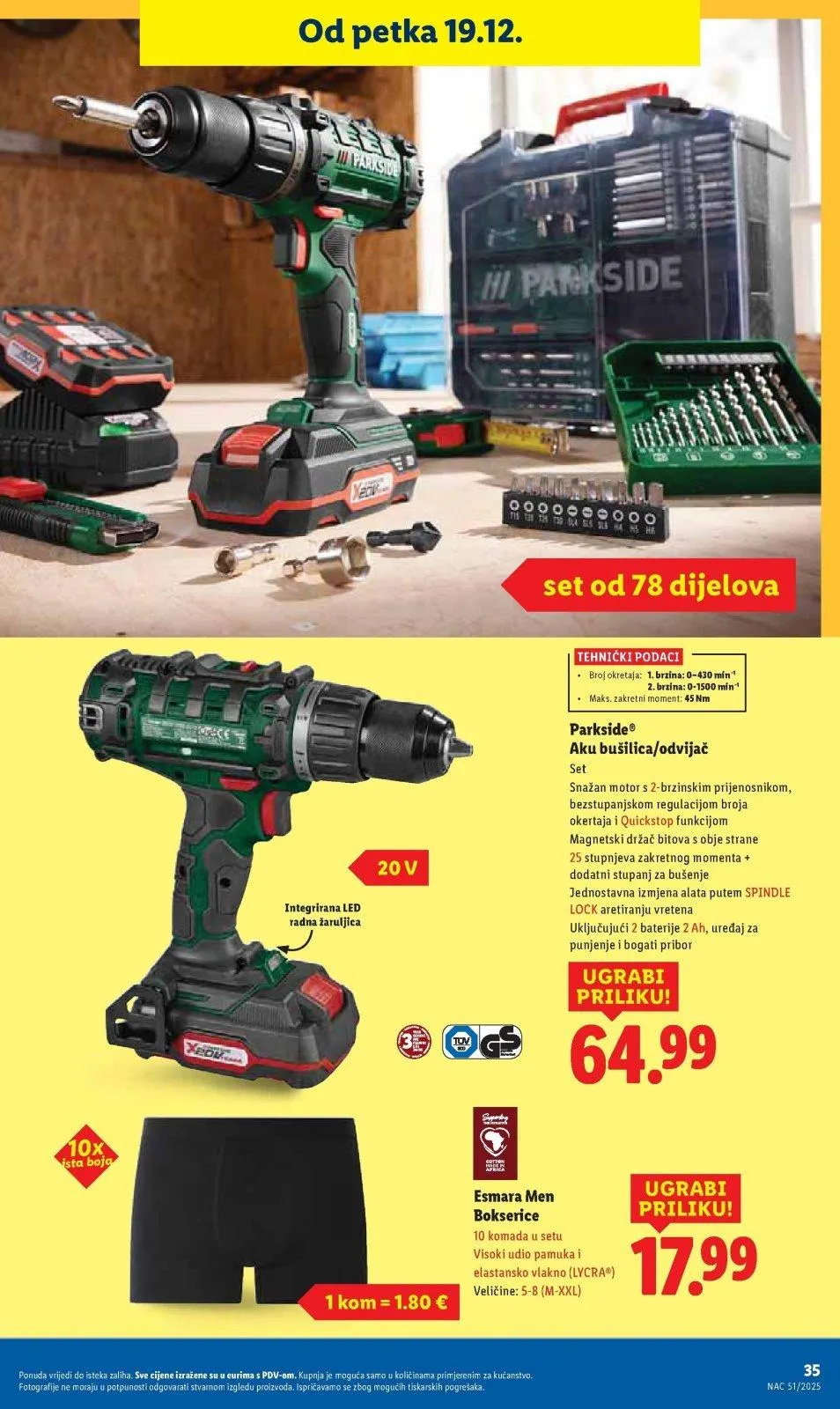 Katalog Lidl katalog do 24.12.2025 od 18. prosinca do 24. prosinca 2025. - Pregled Stranica 35