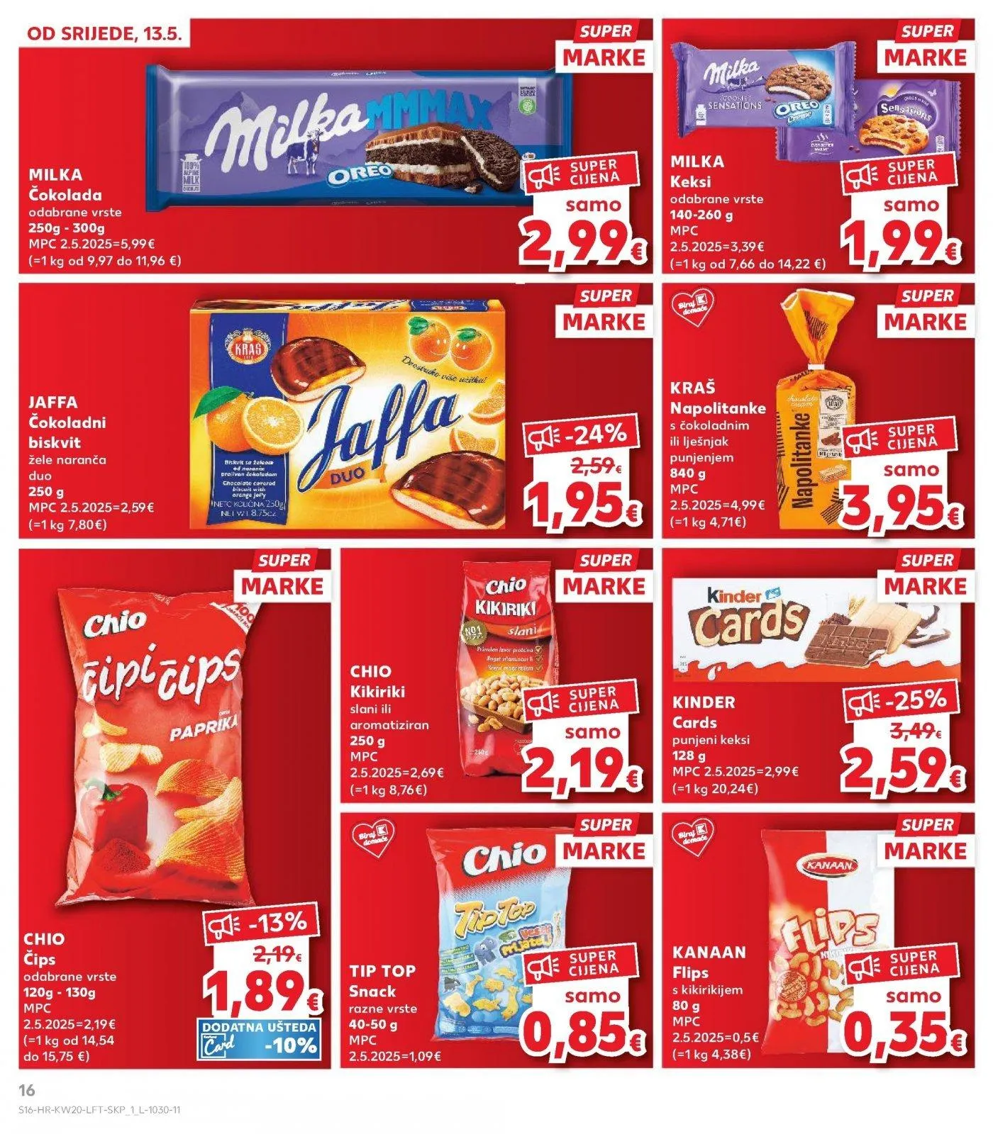 Katalog Kaufland katalog do 19.05.2026 od 13. svibnja do 19. svibnja 2026. - Pregled Stranica 16