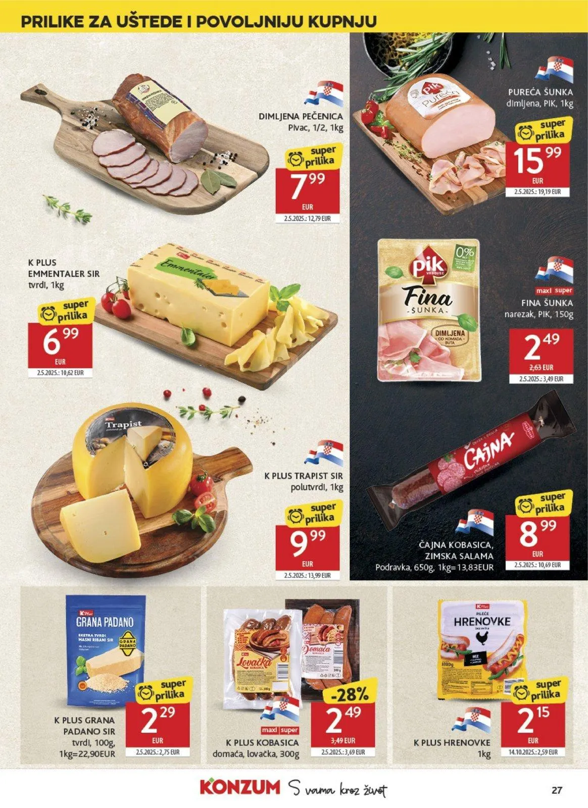 Katalog Konzum katalog do 26.05.2026 od 20. svibnja do 26. svibnja 2026. - Pregled Stranica 27
