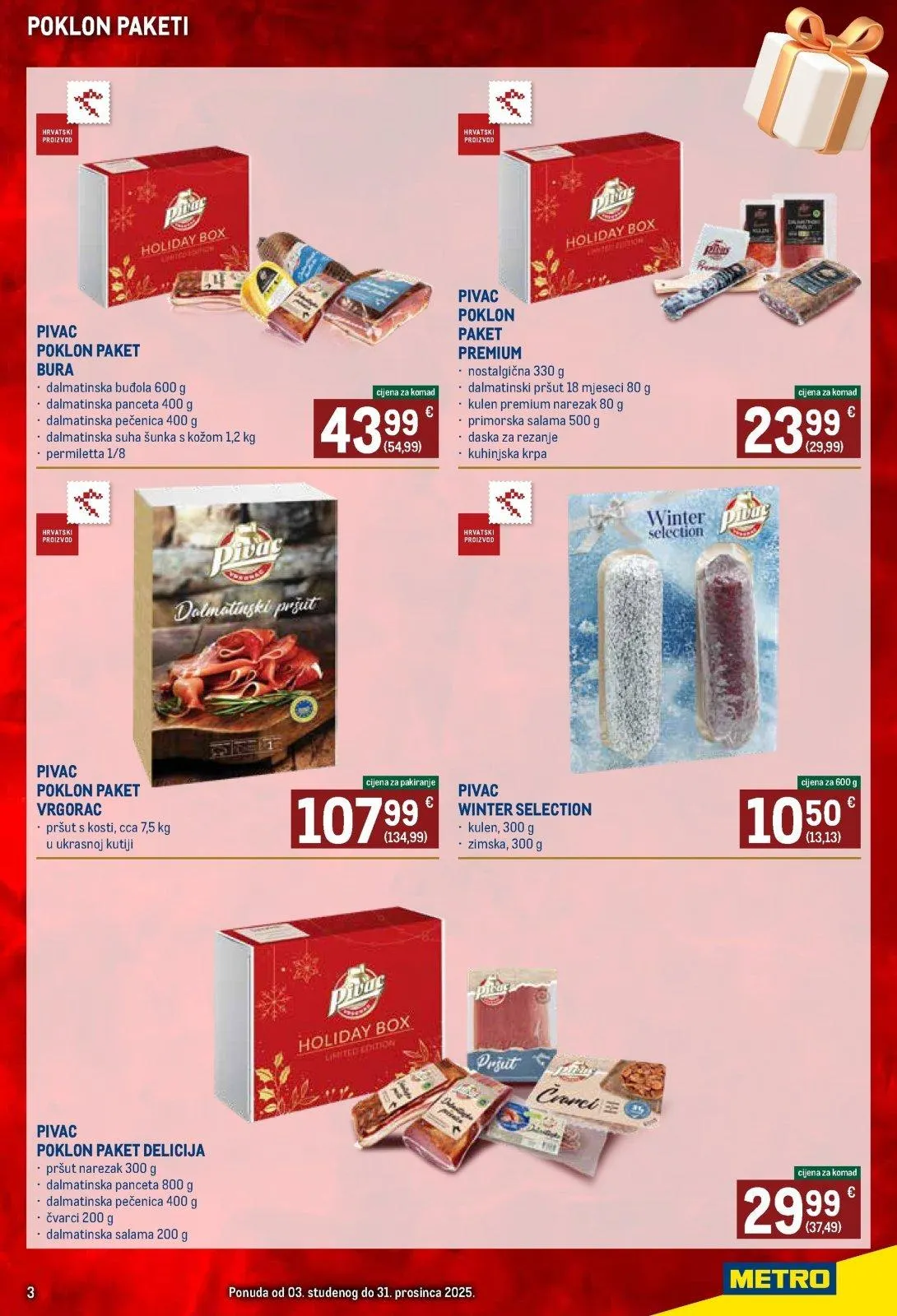 Katalog Metro katalog do 31.12.2025 od 6. studenoga do 31. prosinca 2025. - Pregled Stranica 3