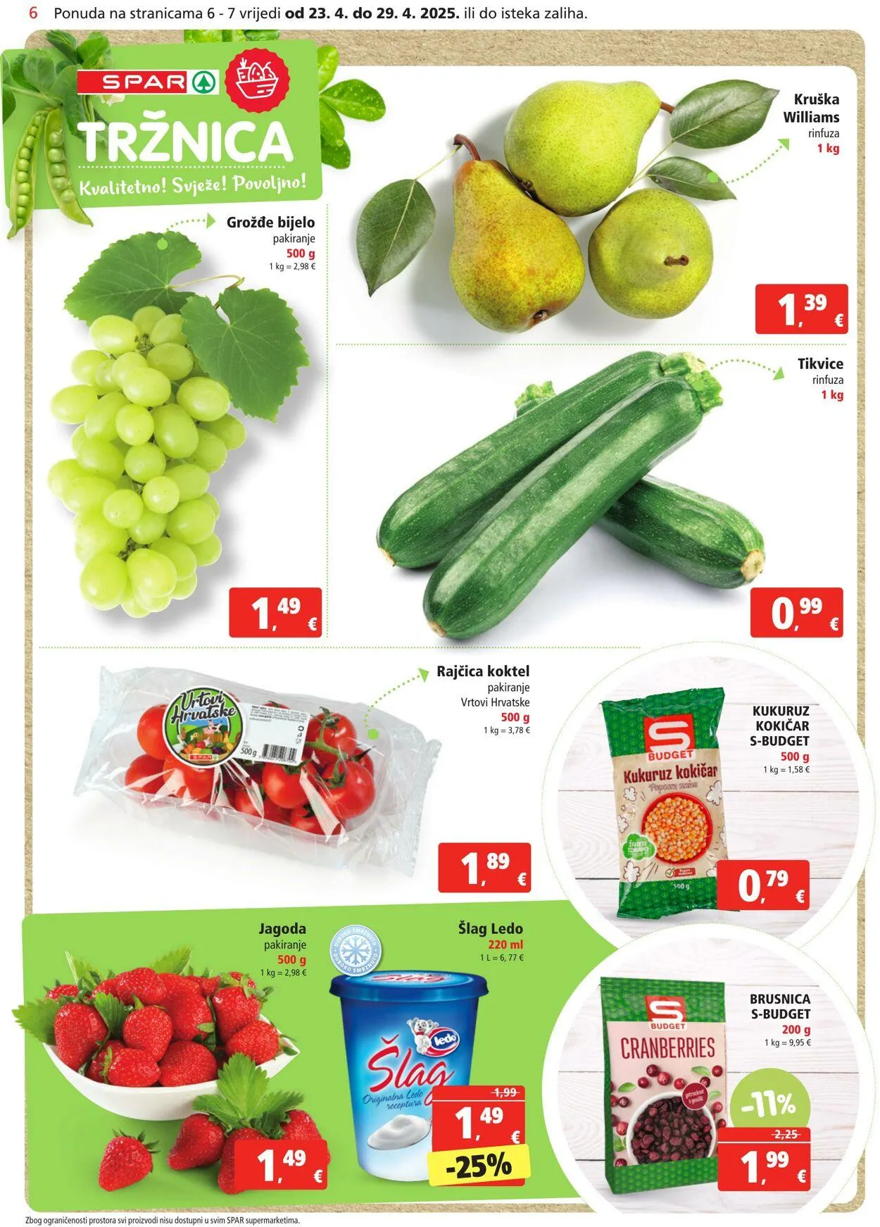 Katalog Spar od 23. travnja do 29. lipnja 2027. - Pregled Stranica 6