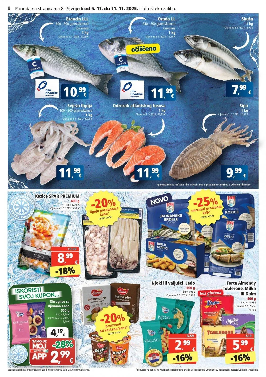 Katalog Spar katalog do 11.11.2025 od 5. studenoga do 11. studenoga 2025. - Pregled Stranica 8