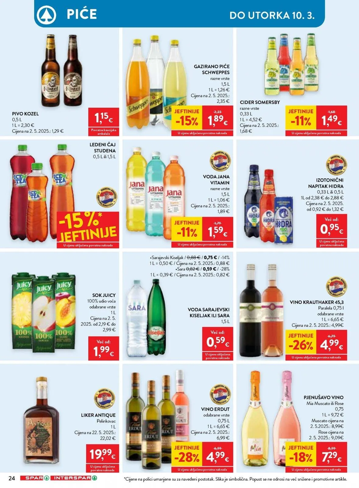 Katalog Spar katalog do 10.03.2026 od 5. ožujka do 10. ožujka 2026. - Pregled Stranica 28