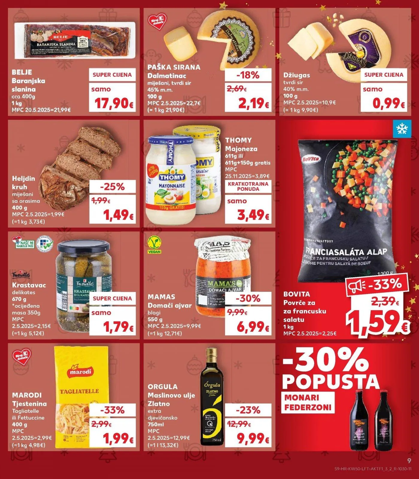 Katalog Kaufland katalog do 16.12.2025 od 10. prosinca do 16. prosinca 2025. - Pregled Stranica 9