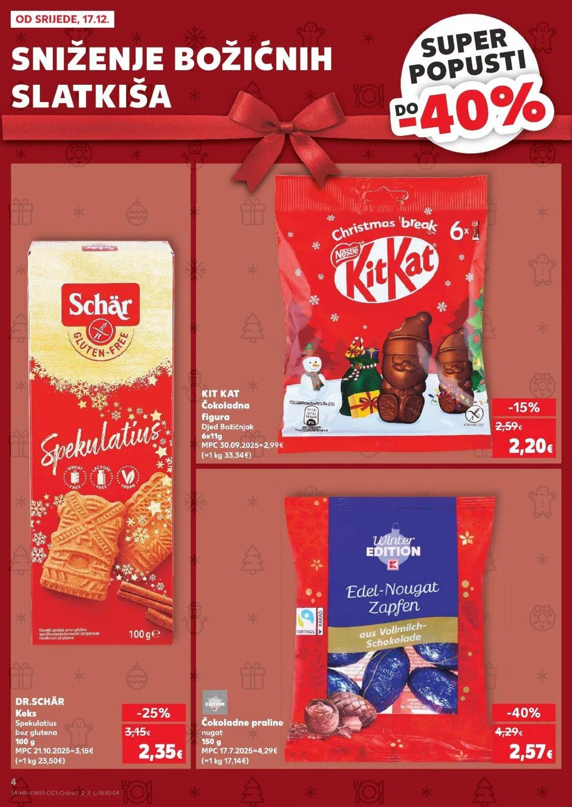 Katalog Kaufland katalog do 26.12.2025 od 17. prosinca do 26. prosinca 2025. - Pregled Stranica 4