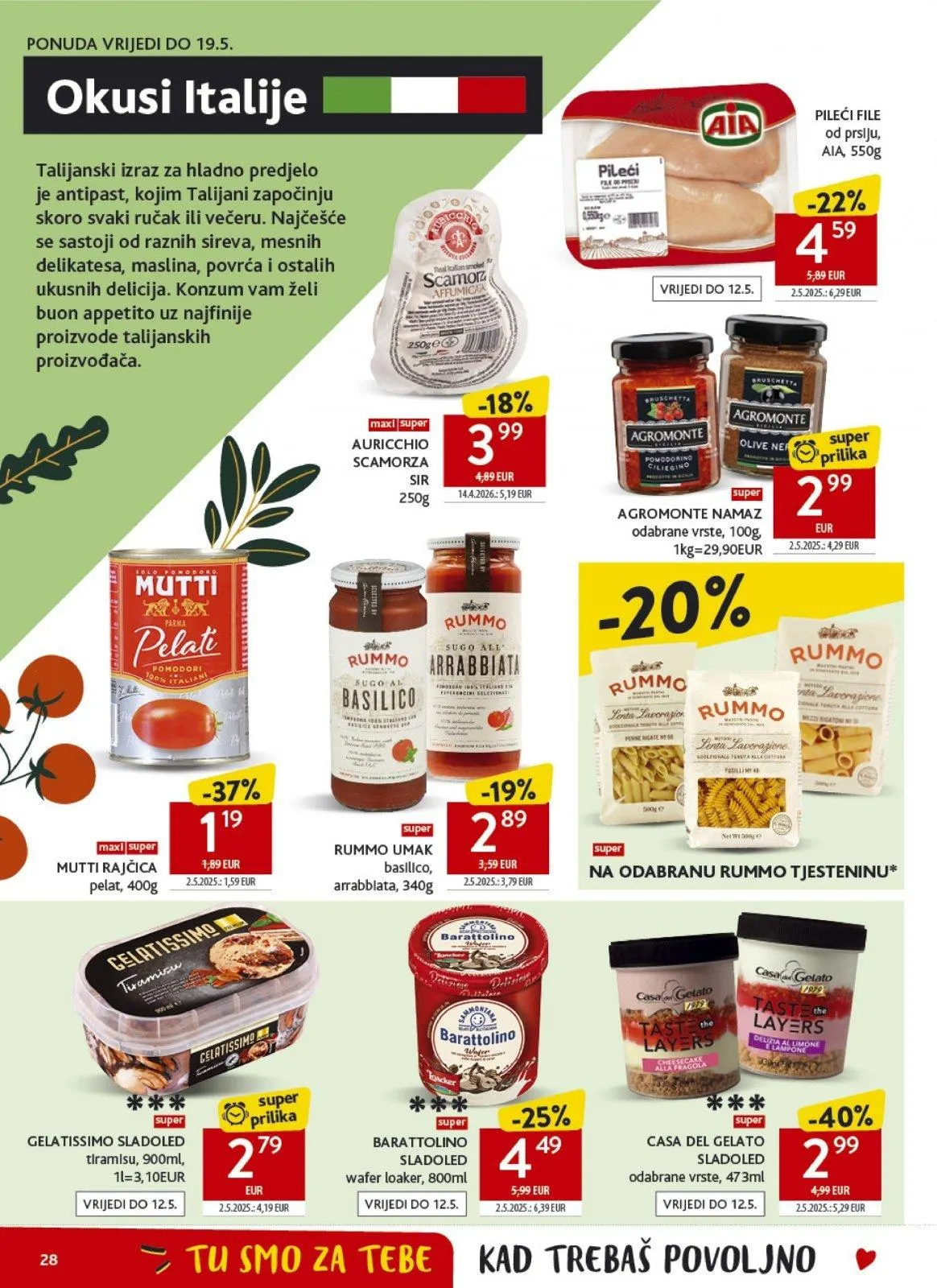 Katalog Konzum katalog do 12.05.2026 od 7. svibnja do 12. svibnja 2026. - Pregled Stranica 28