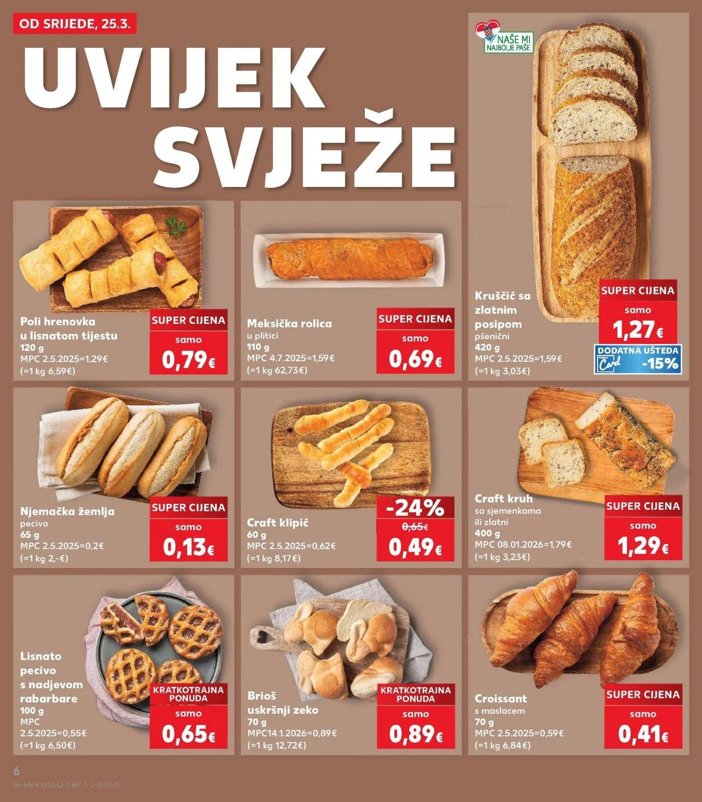 Katalog Kaufland katalog do 31.03.2026 od 25. ožujka do 31. ožujka 2026. - Pregled Stranica 6