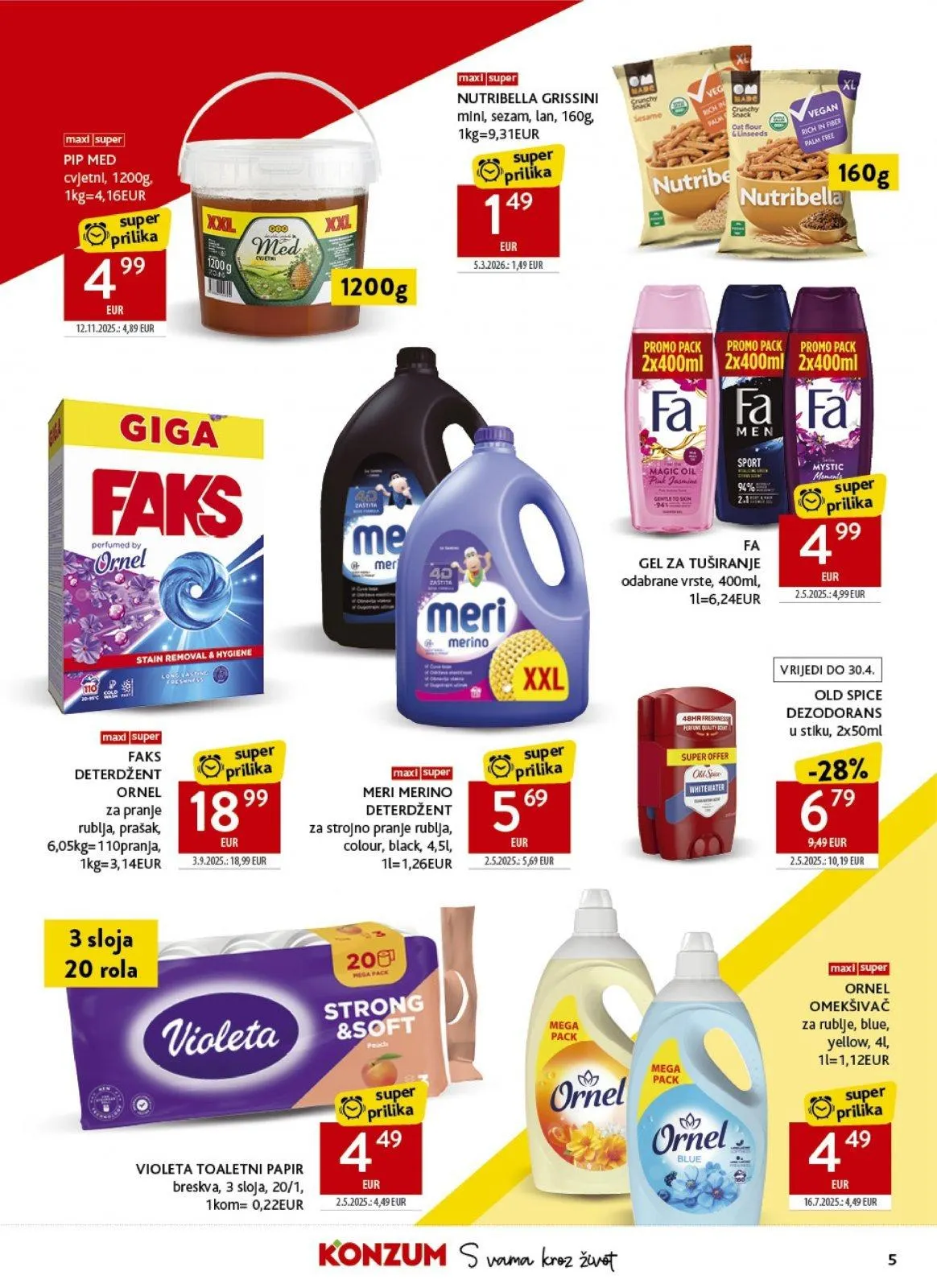 Katalog Konzum katalog do 14.04.2026 od 8. travnja do 14. travnja 2026. - Pregled Stranica 5