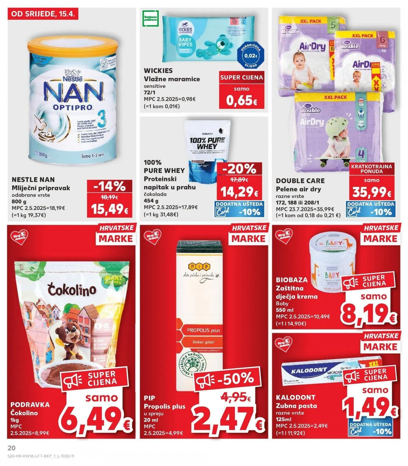 Katalog Kaufland katalog do 21.04.2026 od 15. travnja do 21. travnja 2026. - Pregled Stranica 20
