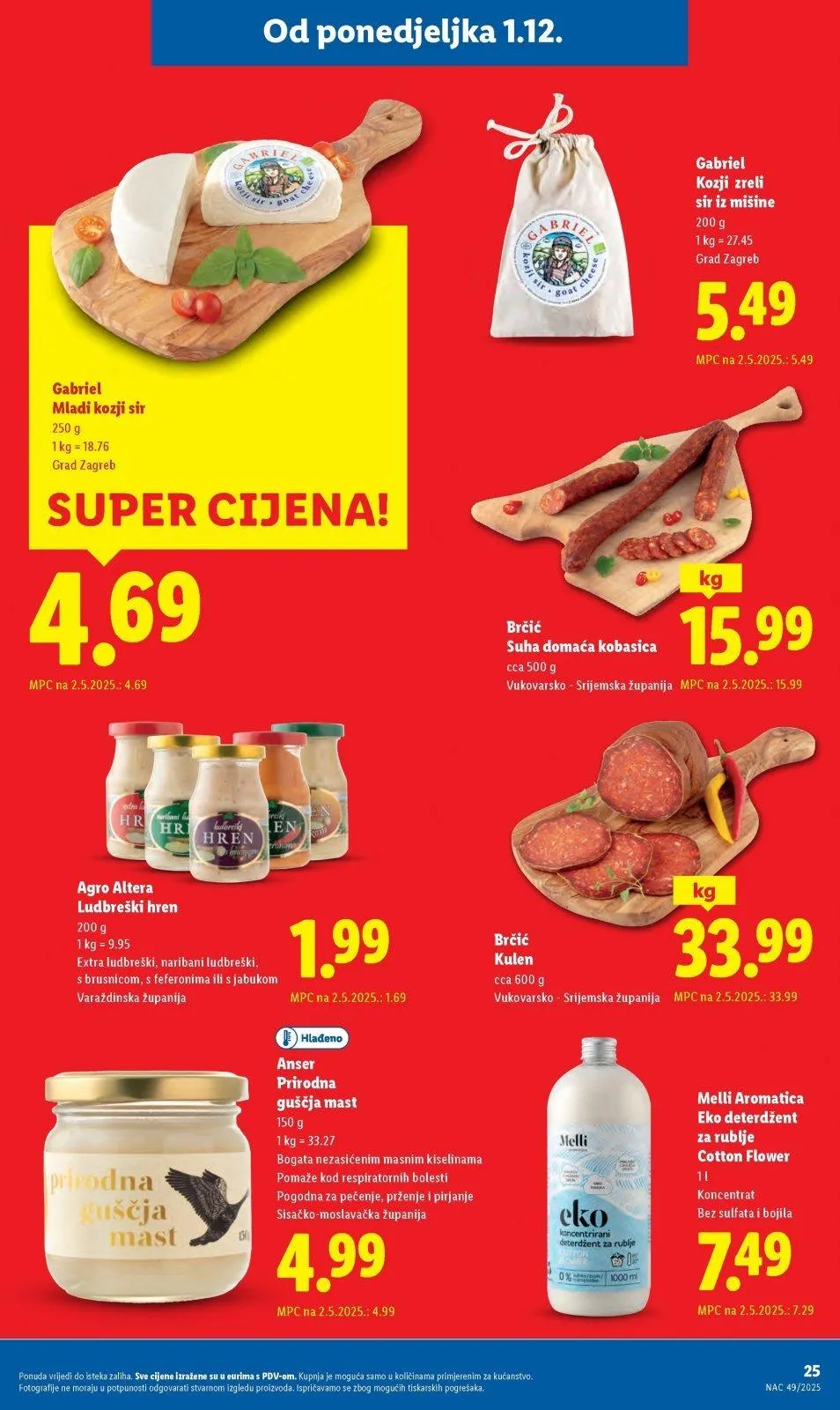 Katalog Lidl katalog do 07.12.2025 od 3. prosinca do 7. prosinca 2025. - Pregled Stranica 25