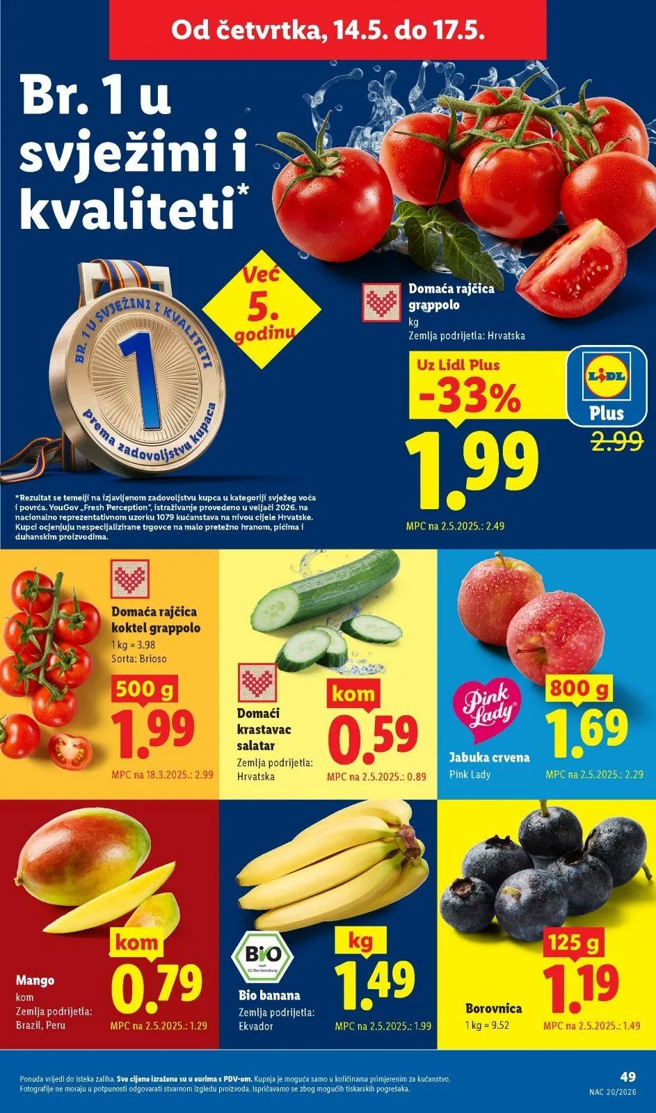 Katalog Lidl katalog do 17.05.2026 od 7. svibnja do 17. svibnja 2026. - Pregled Stranica 49