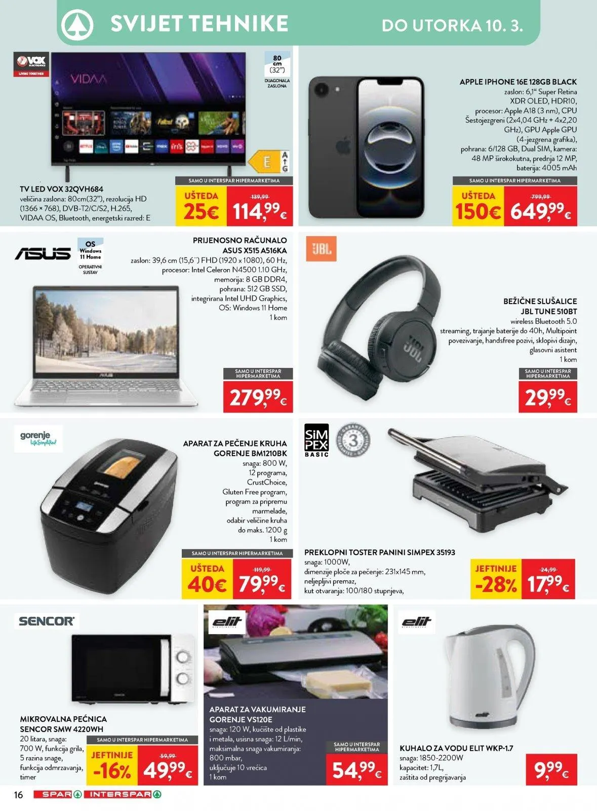 Katalog Interspar katalog do 03.03.2026 od 25. veljače do 3. ožujka 2026. - Pregled Stranica 26