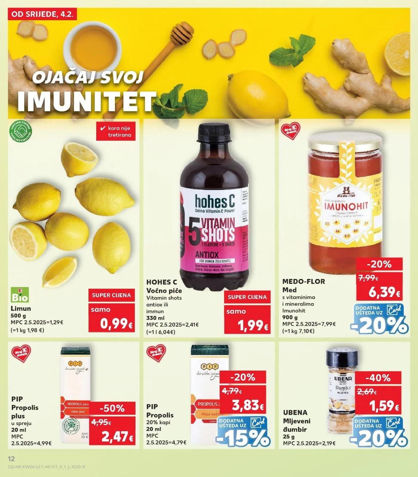 Katalog Kaufland katalog do 10.02.2026 od 4. veljače do 10. veljače 2026. - Pregled Stranica 12