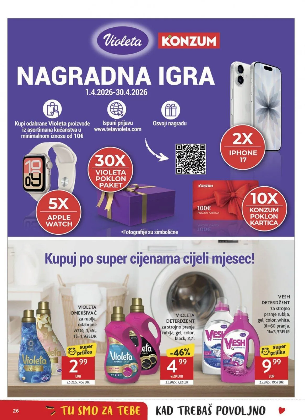 Katalog Konzum katalog do 07.04.2026 od 2. travnja do 7. travnja 2026. - Pregled Stranica 26