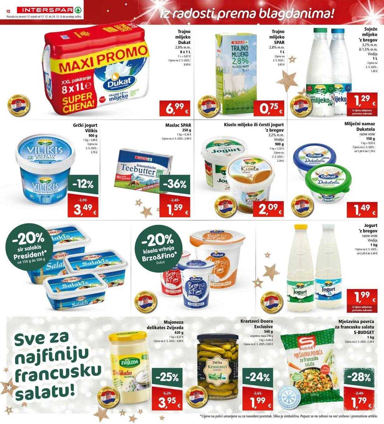 Katalog Spar od 17. prosinca do 23. prosinca 2025. - Pregled Stranica 12