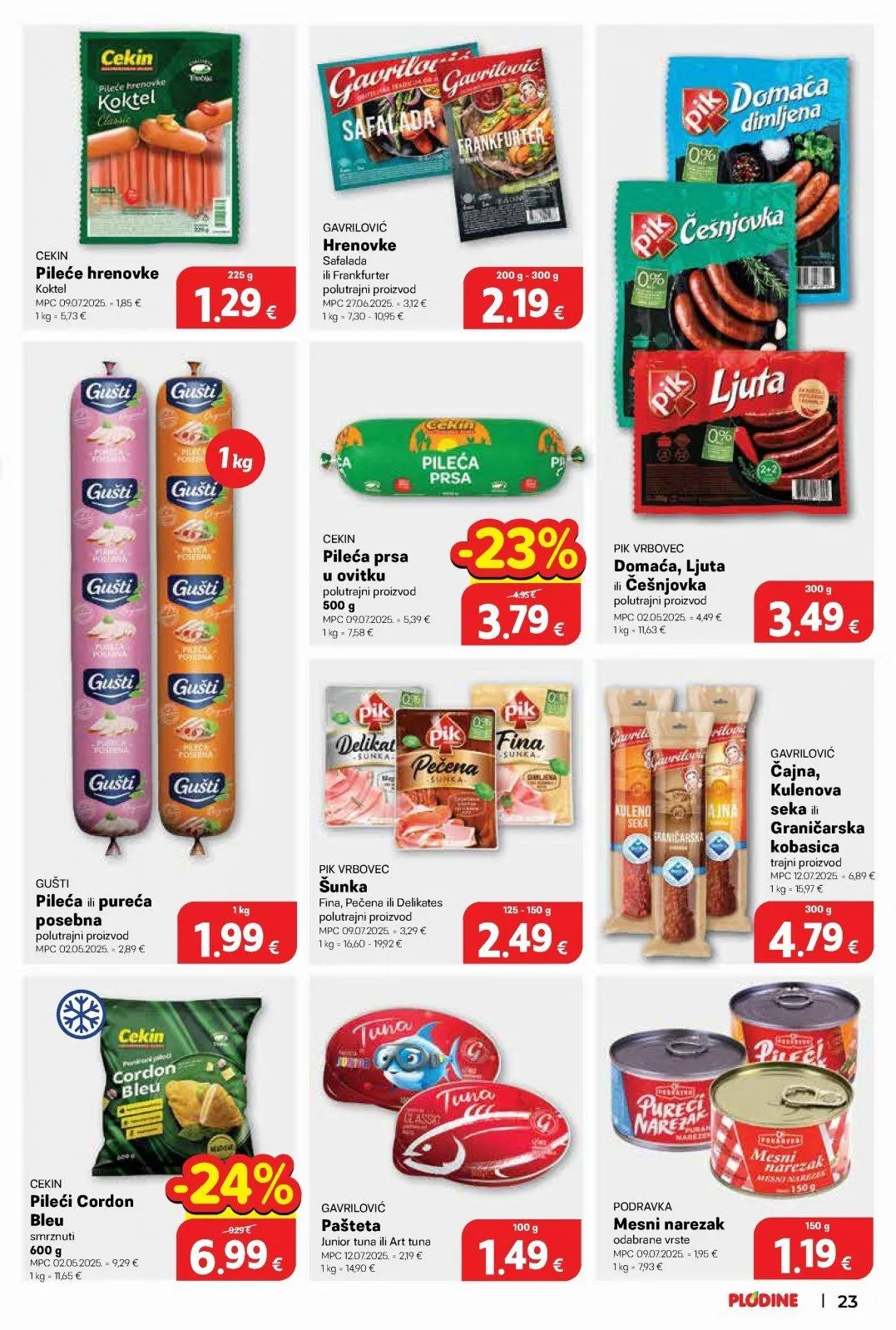 Katalog Plodine katalog do 12.05.2026 od 7. svibnja do 12. svibnja 2026. - Pregled Stranica 23