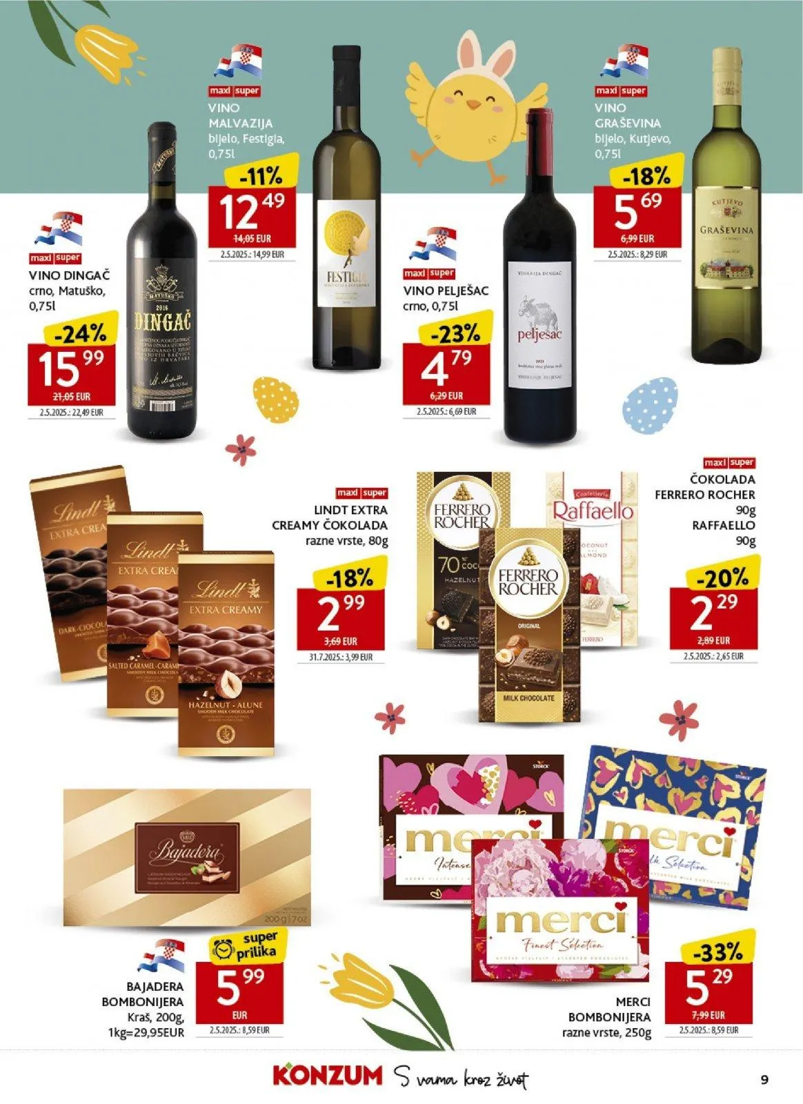 Katalog Konzum katalog do 04.04.2026 od 26. ožujka do 4. travnja 2026. - Pregled Stranica 9