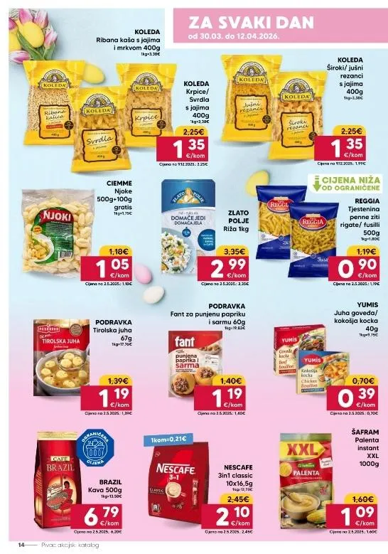 Katalog Pivac katalog do 12.04.2026 od 31. ožujka do 12. travnja 2026. - Pregled Stranica 14