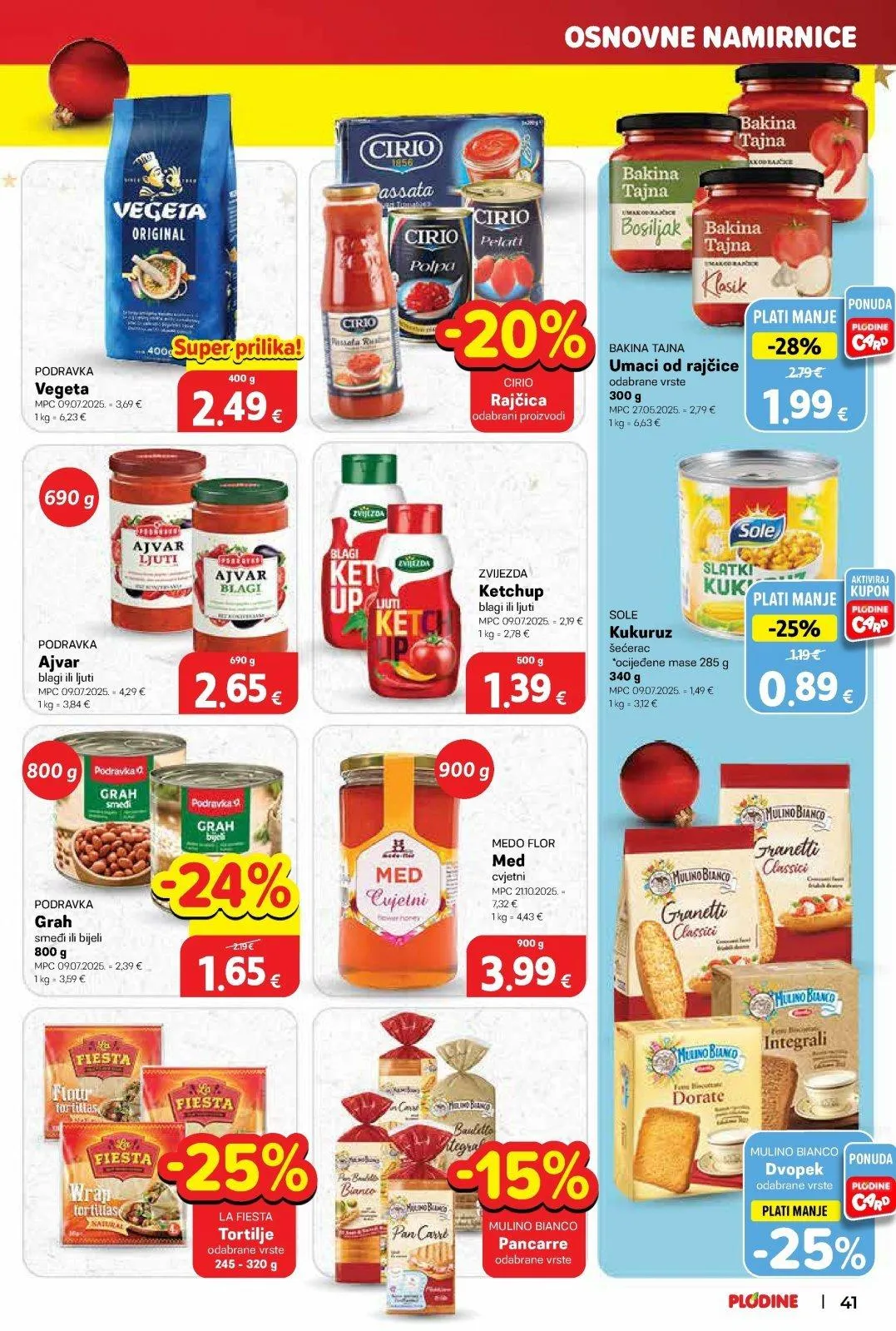 Katalog Plodine katalog do 24.12.2025 od 17. prosinca do 24. prosinca 2025. - Pregled Stranica 41