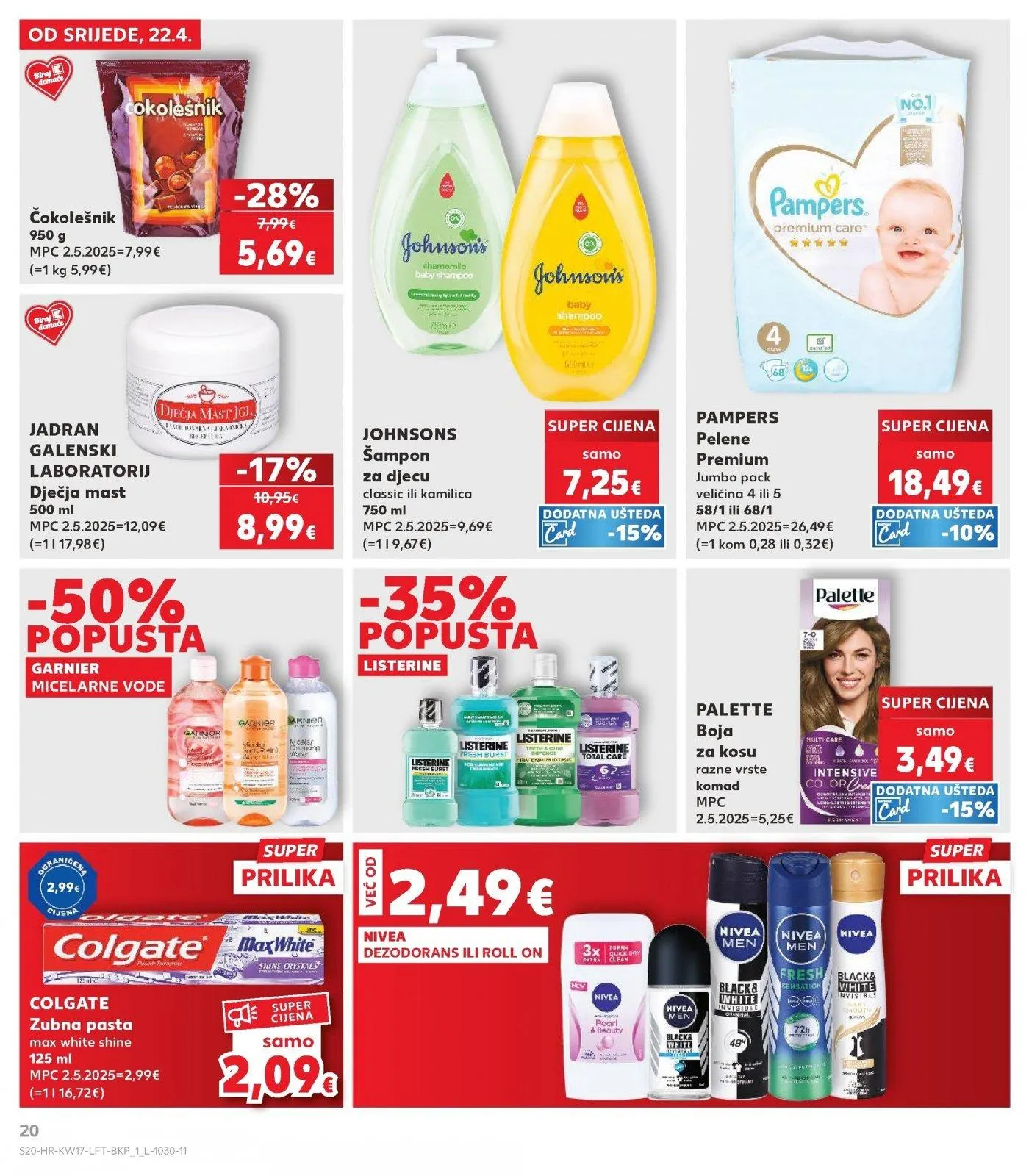 Katalog Kaufland katalog do 28.04.2026 od 22. travnja do 28. travnja 2026. - Pregled Stranica 20
