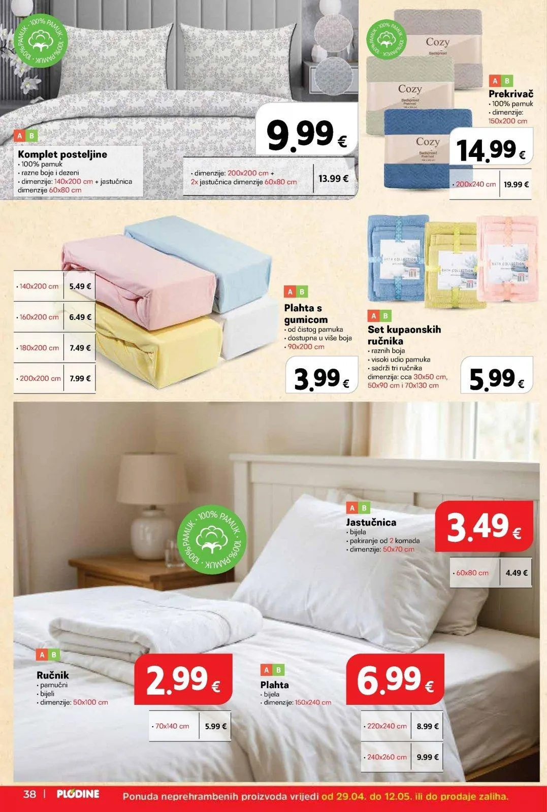 Katalog Plodine katalog do 05.05.2026 od 29. travnja do 5. svibnja 2026. - Pregled Stranica 38