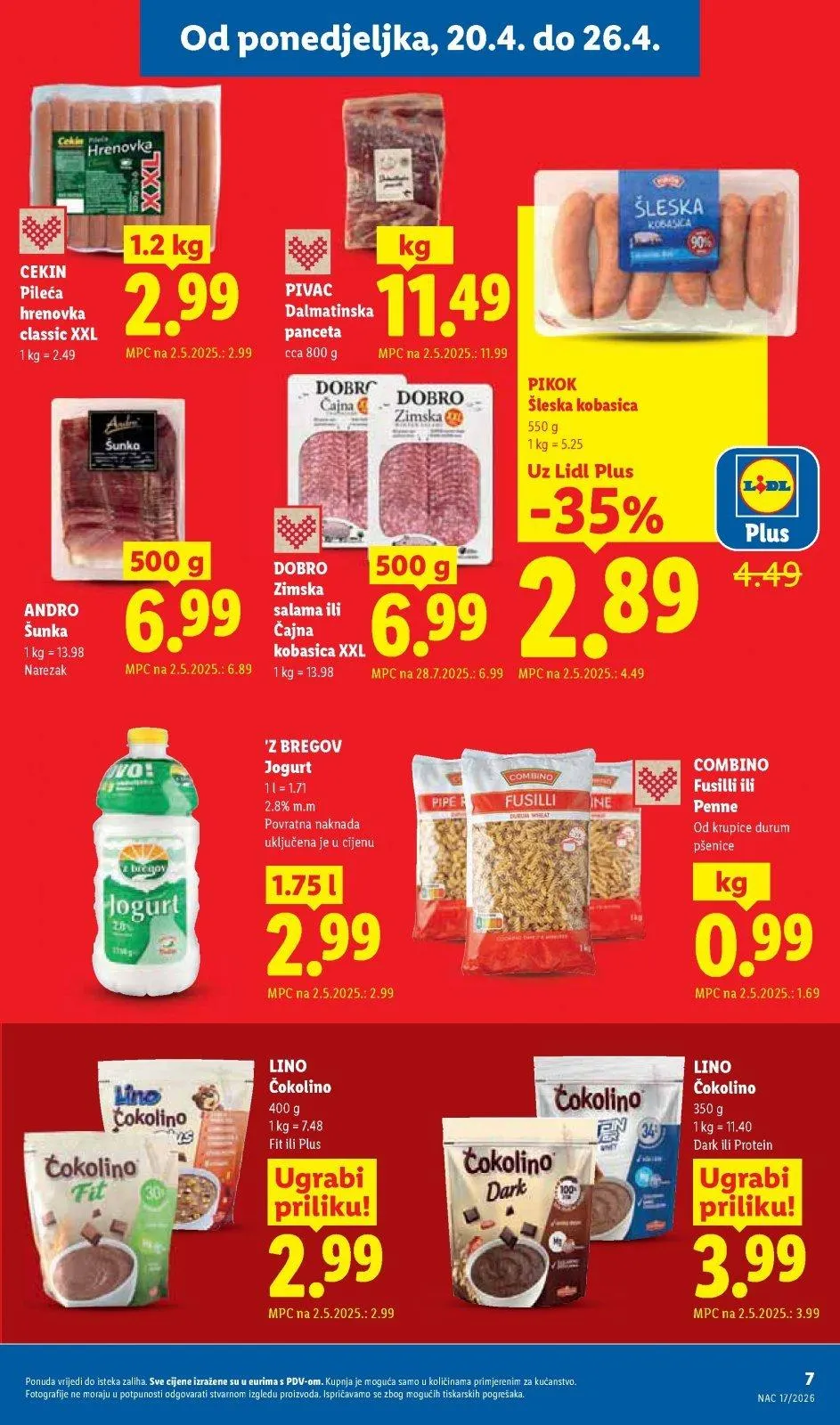 Katalog Lidl katalog do 26.04.2026 od 16. travnja do 26. travnja 2026. - Pregled Stranica 7