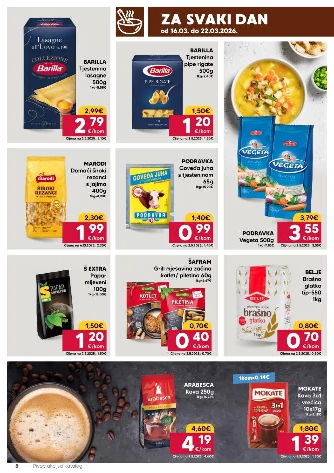 Katalog Pivac katalog do 22.03.2026 od 16. ožujka do 22. ožujka 2026. - Pregled Stranica 8