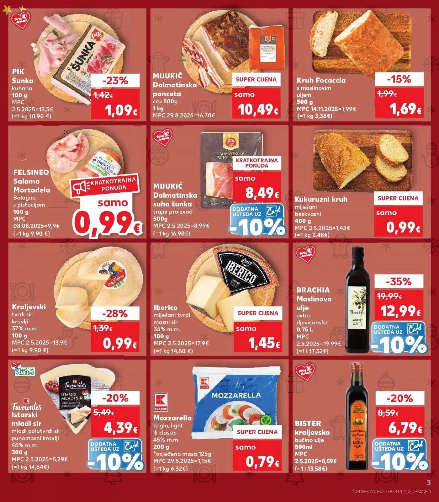 Katalog Kaufland katalog do 26.12.2025 od 17. prosinca do 26. prosinca 2025. - Pregled Stranica 3