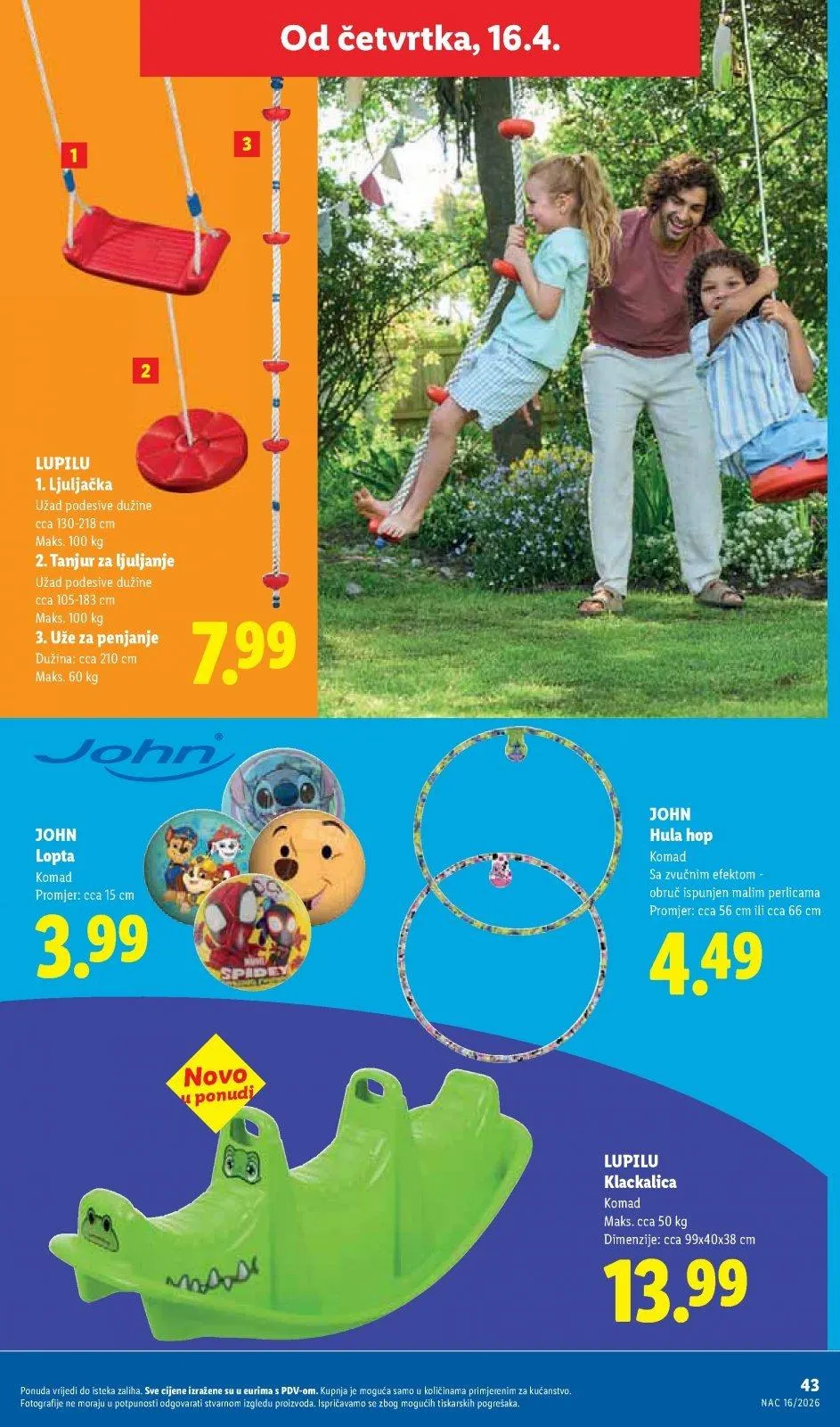 Katalog Lidl katalog do 19.04.2026 od 9. travnja do 19. travnja 2026. - Pregled Stranica 43