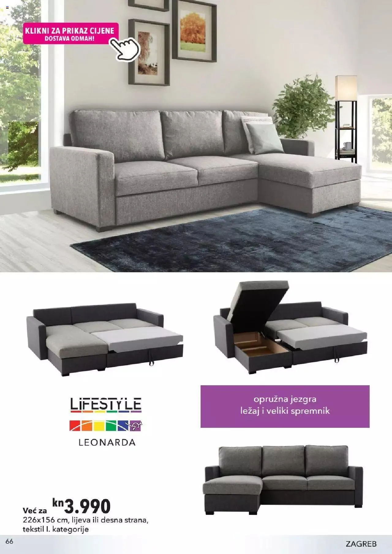 Katalog Katalog Sjedeće garniture Harvey Norman od 9. travnja do 31. prosinca 2023. - Pregled Stranica 66