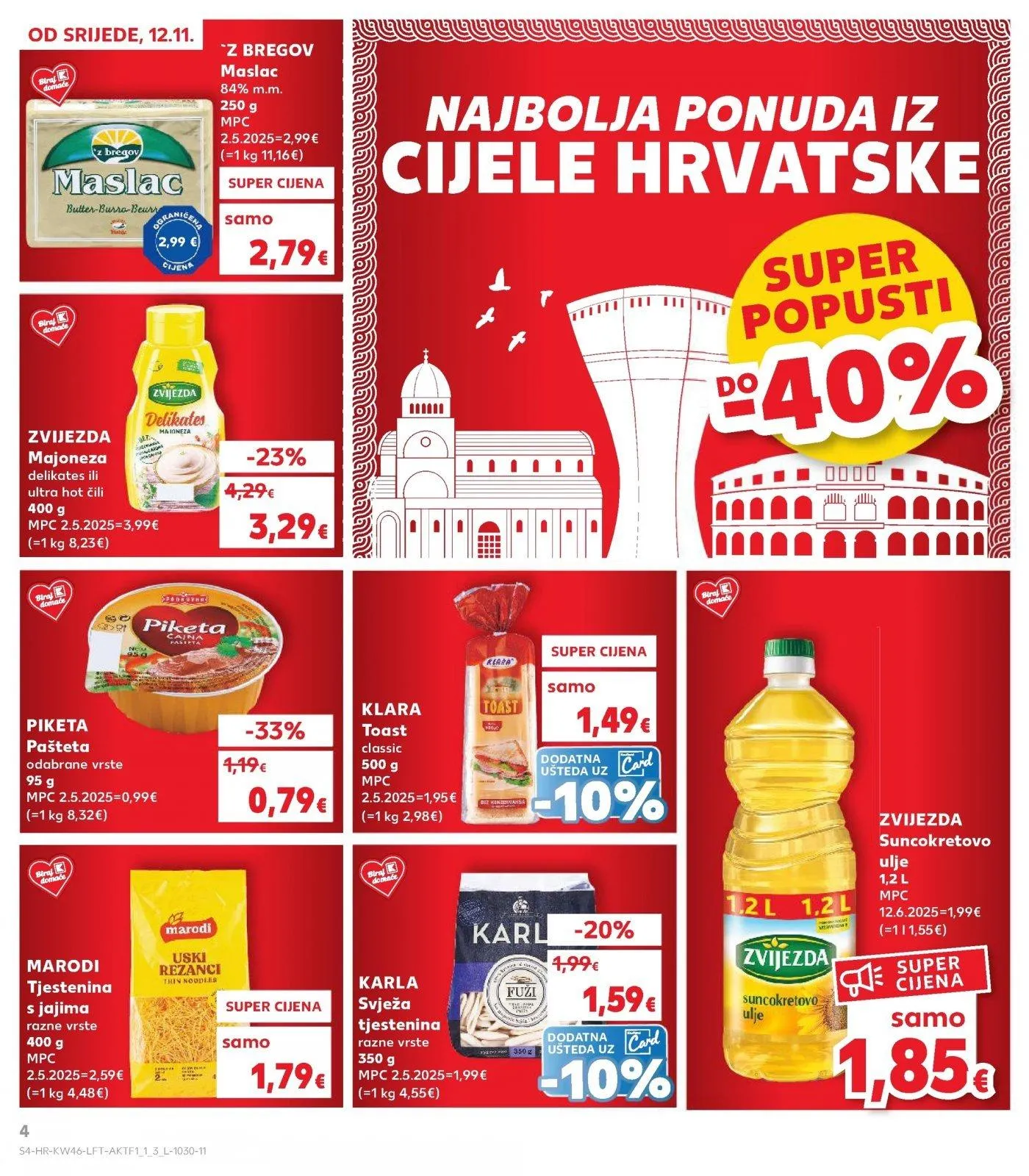 Katalog Kaufland katalog do 18.11.2025 od 12. studenoga do 18. studenoga 2025. - Pregled Stranica 4