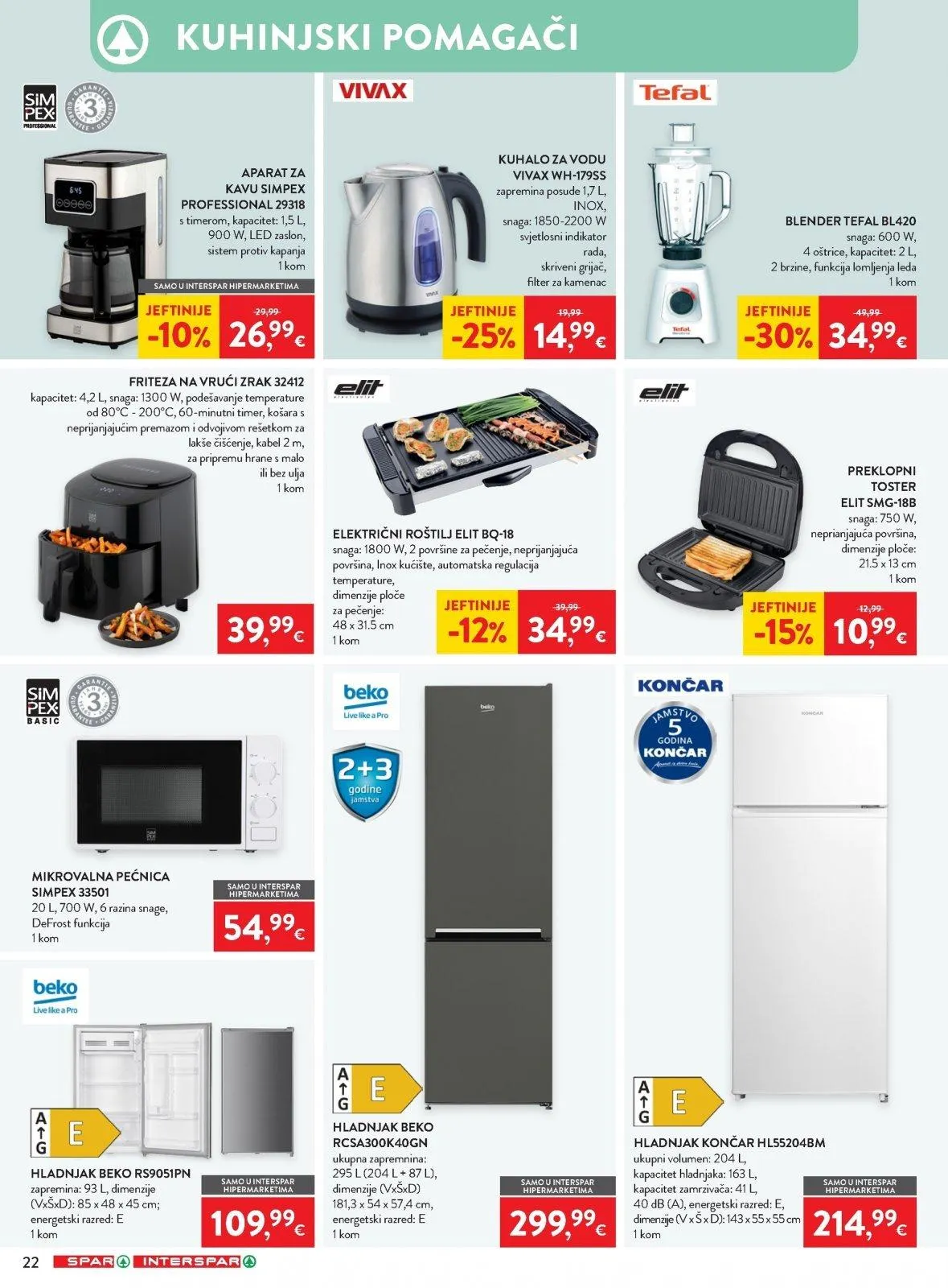 Katalog Interspar katalog do 14.04.2026 od 8. travnja do 14. travnja 2026. - Pregled Stranica 26