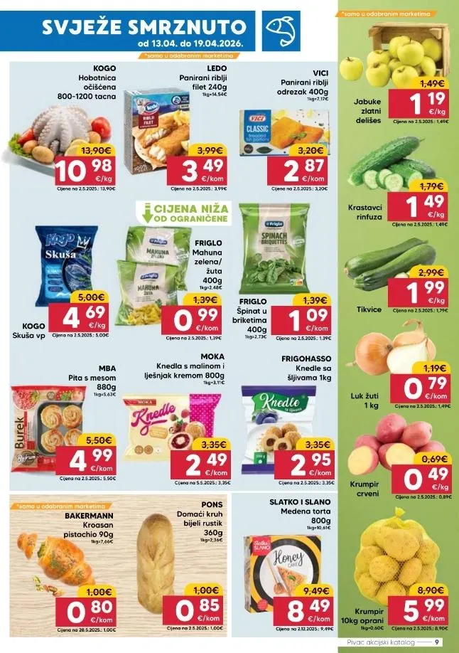 Katalog Pivac katalog do 19.04.2026 od 14. travnja do 19. travnja 2026. - Pregled Stranica 9