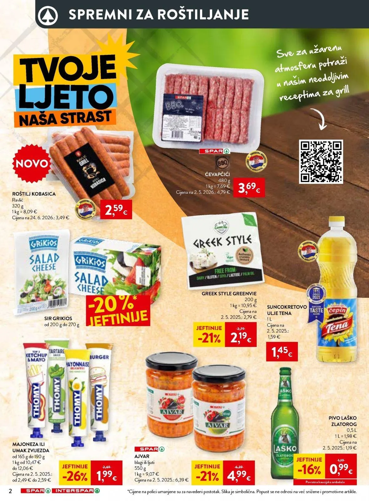 Katalog Spar katalog do 07.07.2026 od 1. srpnja do 7. srpnja 2026. - Pregled Stranica 2
