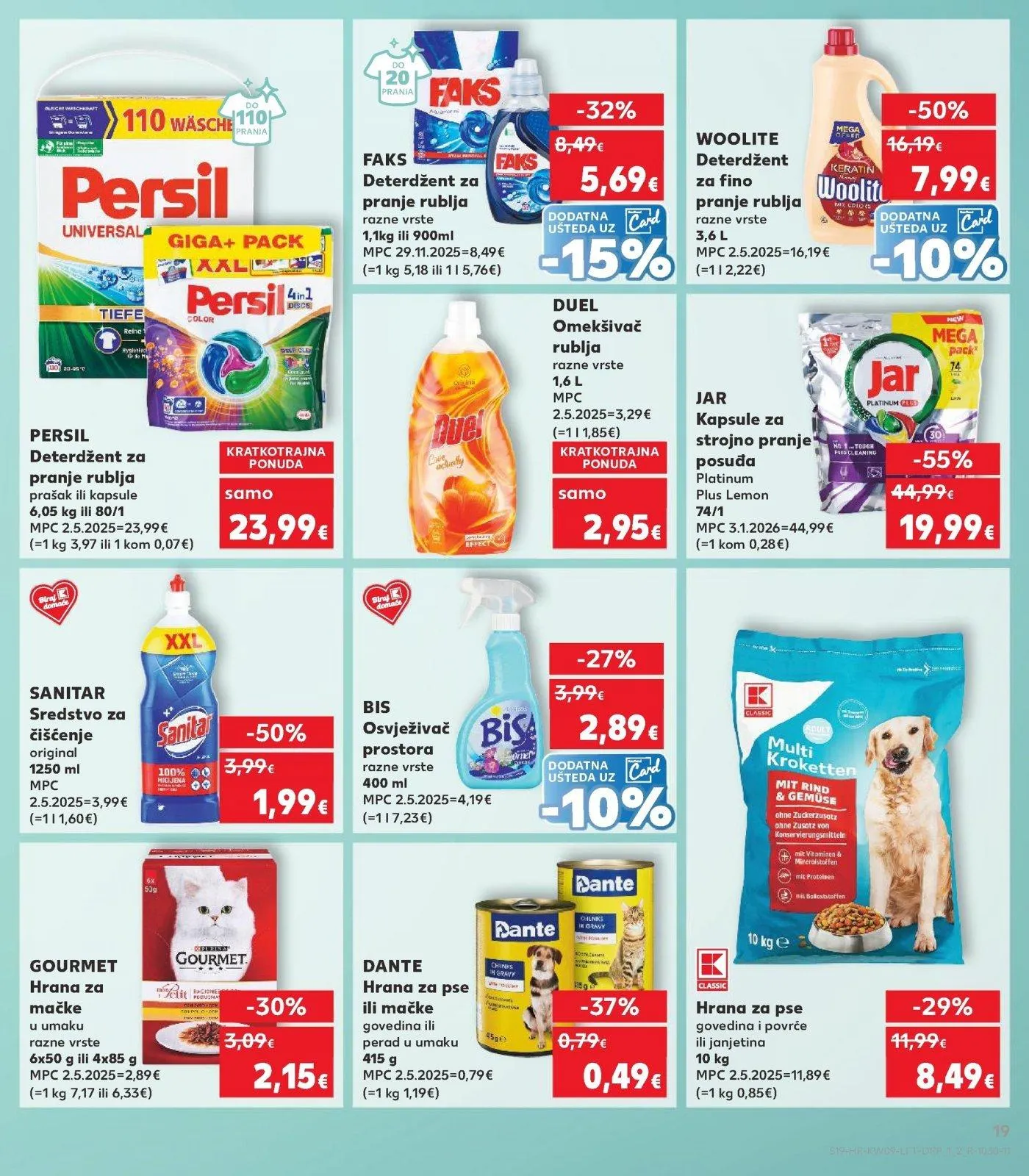 Katalog Kaufland katalog do 03.03.2026 od 25. veljače do 3. ožujka 2026. - Pregled Stranica 19