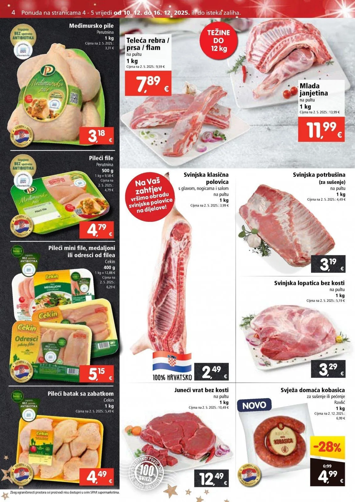 Katalog Spar katalog do 16.12.2025 od 11. prosinca do 16. prosinca 2025. - Pregled Stranica 4