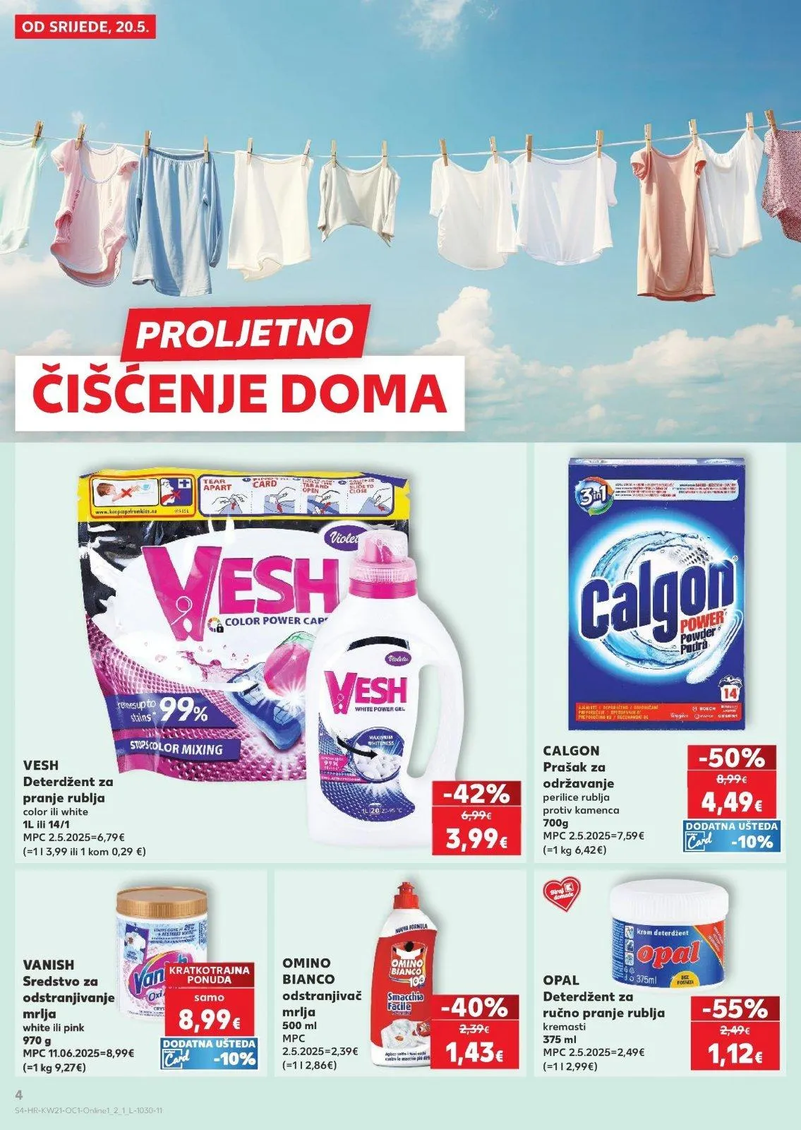 Katalog Kaufland katalog do 26.05.2026 od 20. svibnja do 26. svibnja 2026. - Pregled Stranica 4