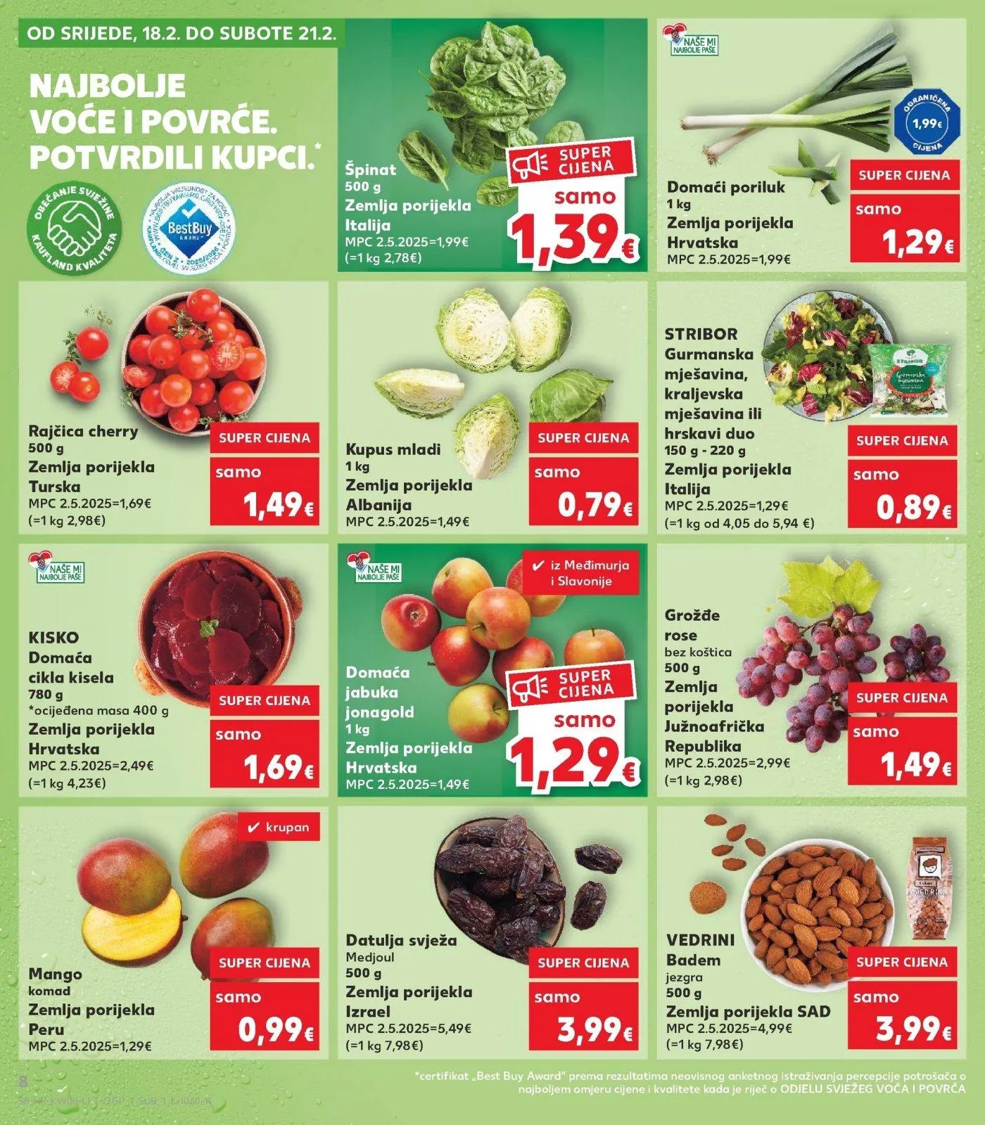 Katalog Kaufland katalog do 24.02.2026 od 19. veljače do 24. veljače 2026. - Pregled Stranica 8