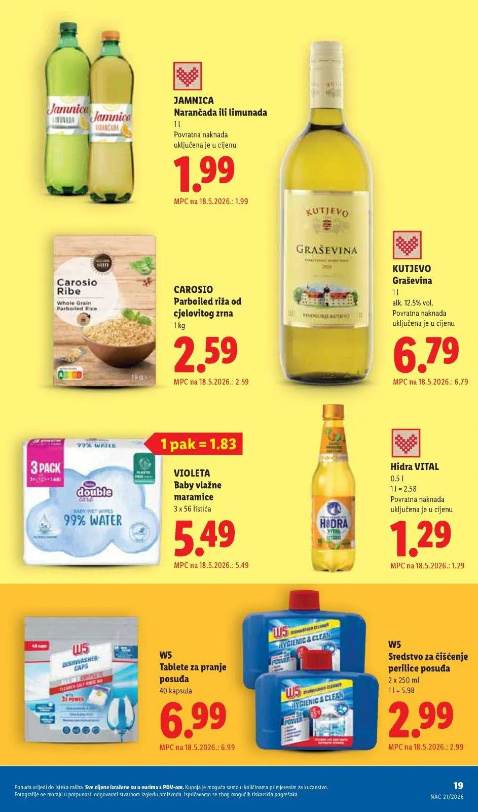 Katalog Lidl katalog do 24.05.2026 od 14. svibnja do 24. svibnja 2026. - Pregled Stranica 19