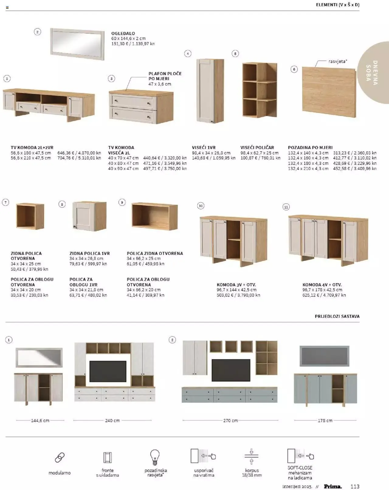 Katalog Katalog interijeri 2023 Prima od 20. veljače do 31. prosinca 2023. - Pregled Stranica 115