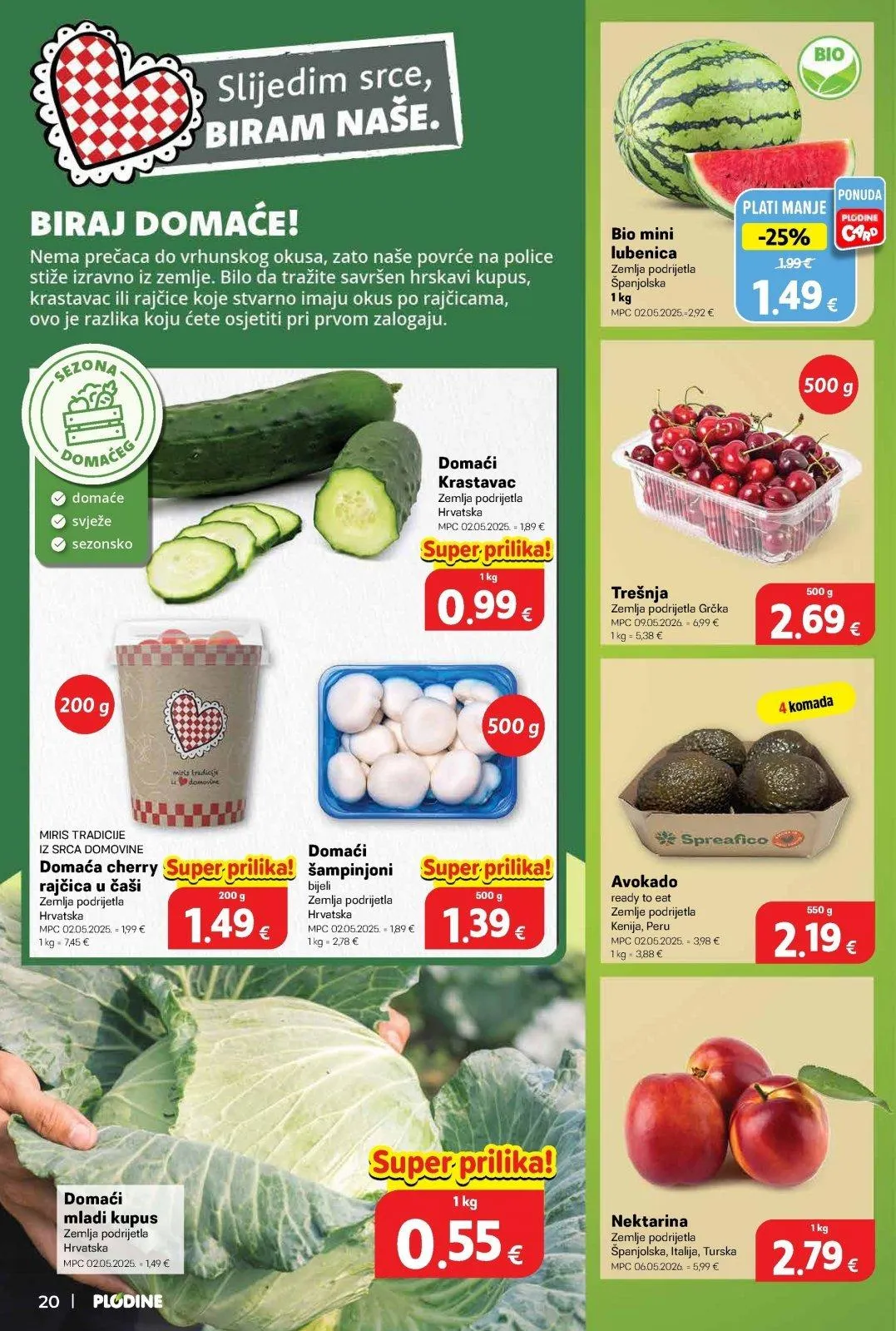 Katalog Plodine katalog do 02.06.2026 od 28. svibnja do 2. lipnja 2026. - Pregled Stranica 20