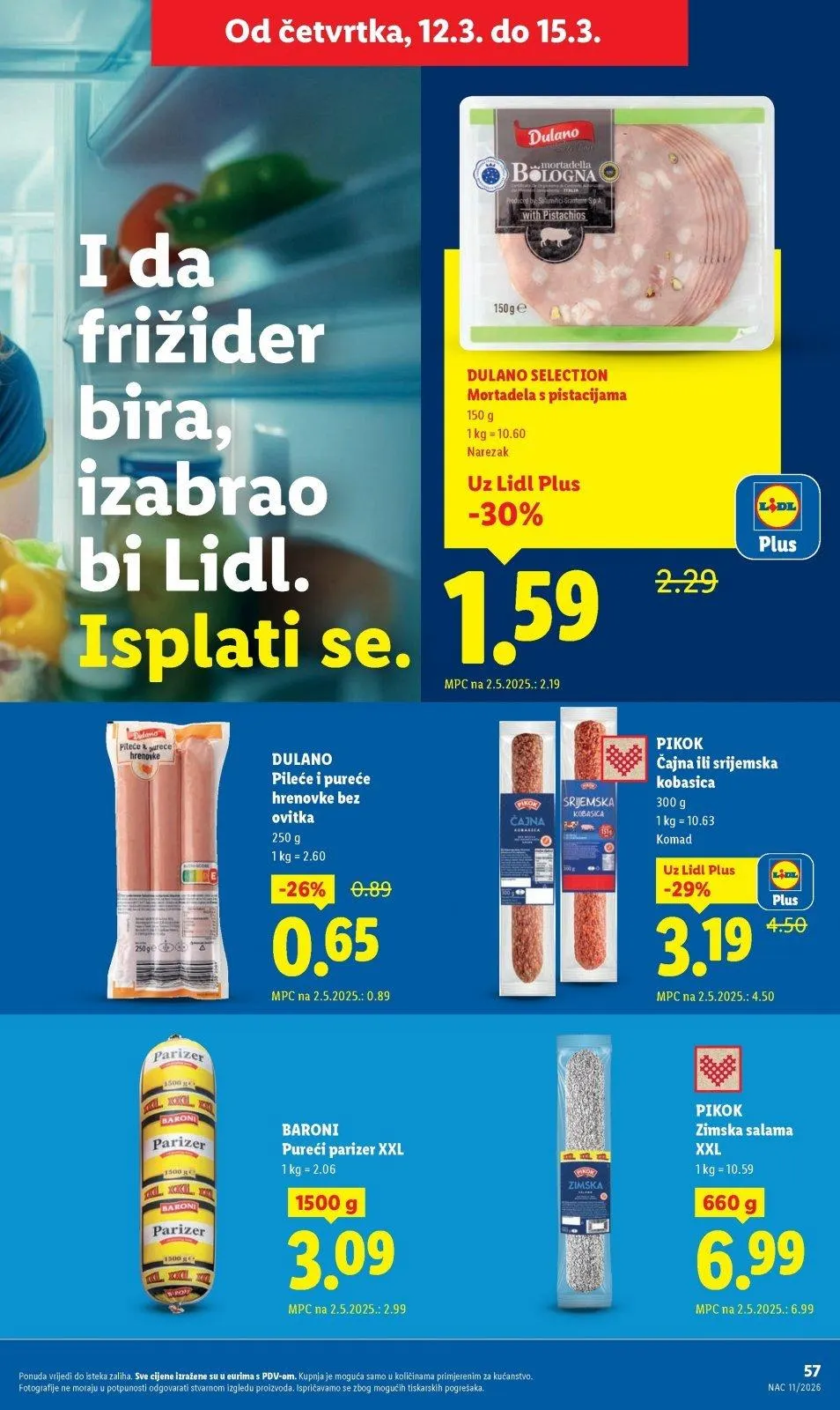 Katalog Lidl katalog do 15.03.2026 od 5. ožujka do 15. ožujka 2026. - Pregled Stranica 57