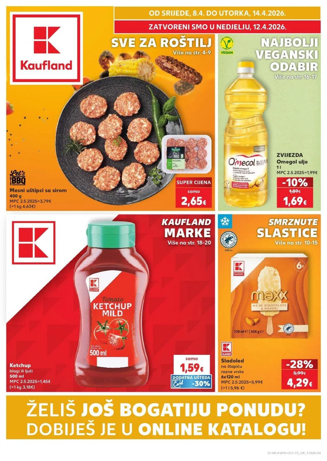 Katalog Kaufland katalog do 14.04.2026 od 8. travnja do 14. travnja 2026. - Pregled Stranica 1