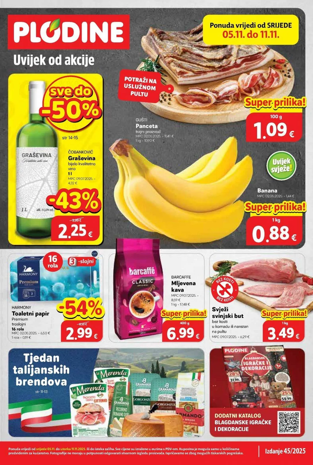 Plodine katalog do 11.11.2025 - 0