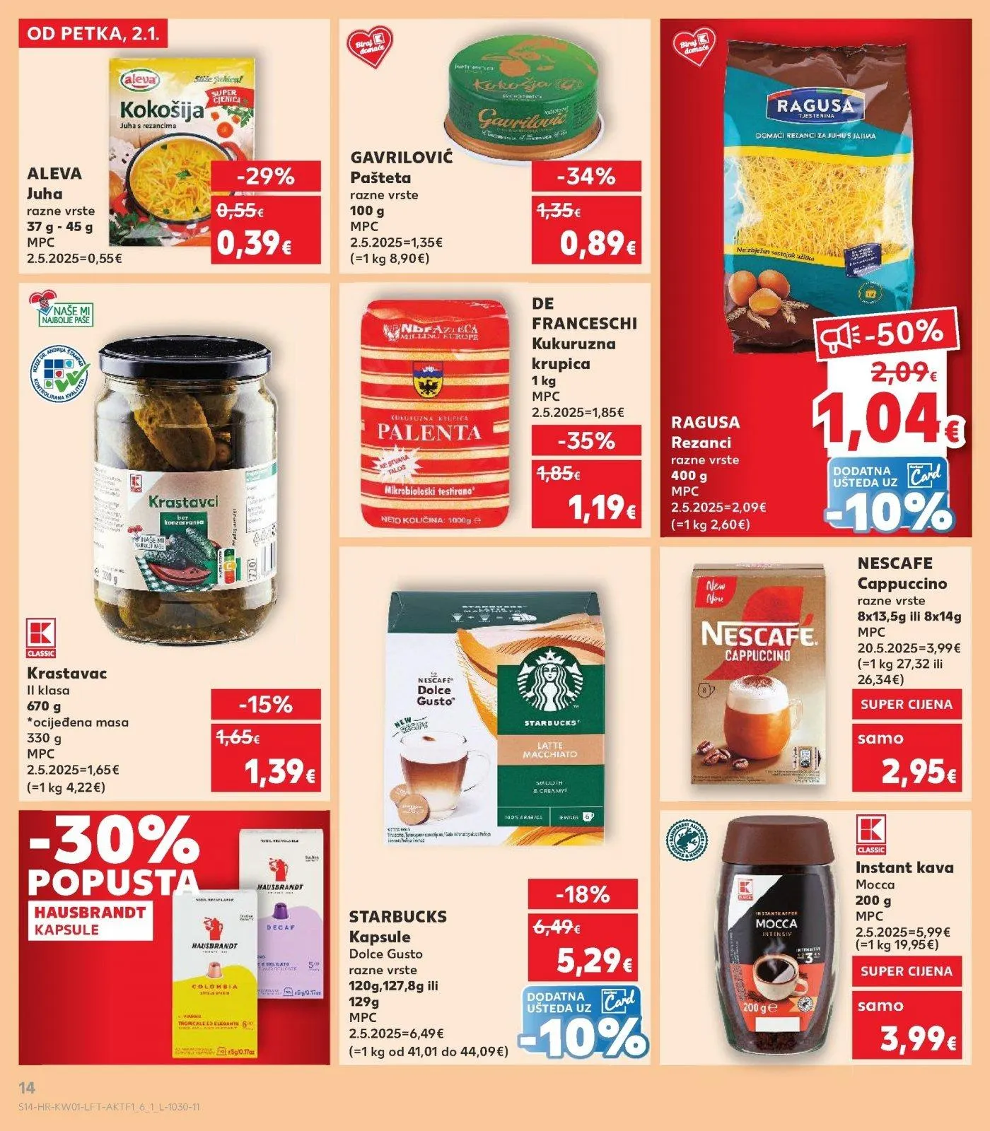 Katalog Kaufland katalog do 06.01.2026 od 6. siječnja do 6. siječnja 2026. - Pregled Stranica 14